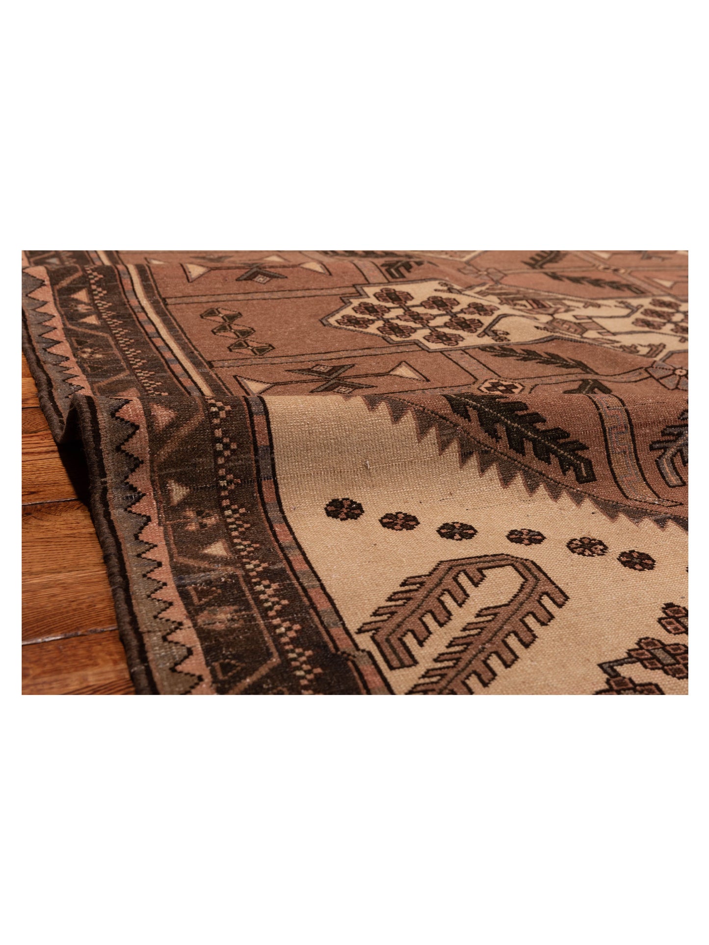 Antique Heirloom 147670 Brown Brown 5x12 Hand Knotted Rug