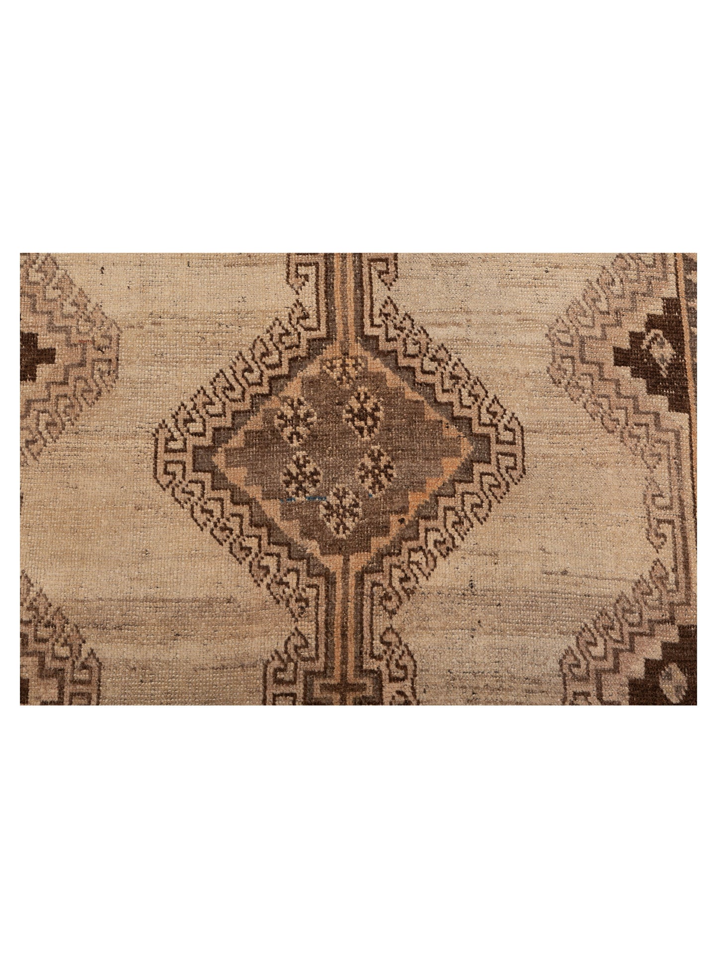Antique Heirloom 147678 Beige Brown 3.7x6.9 Hand Knotted Rug