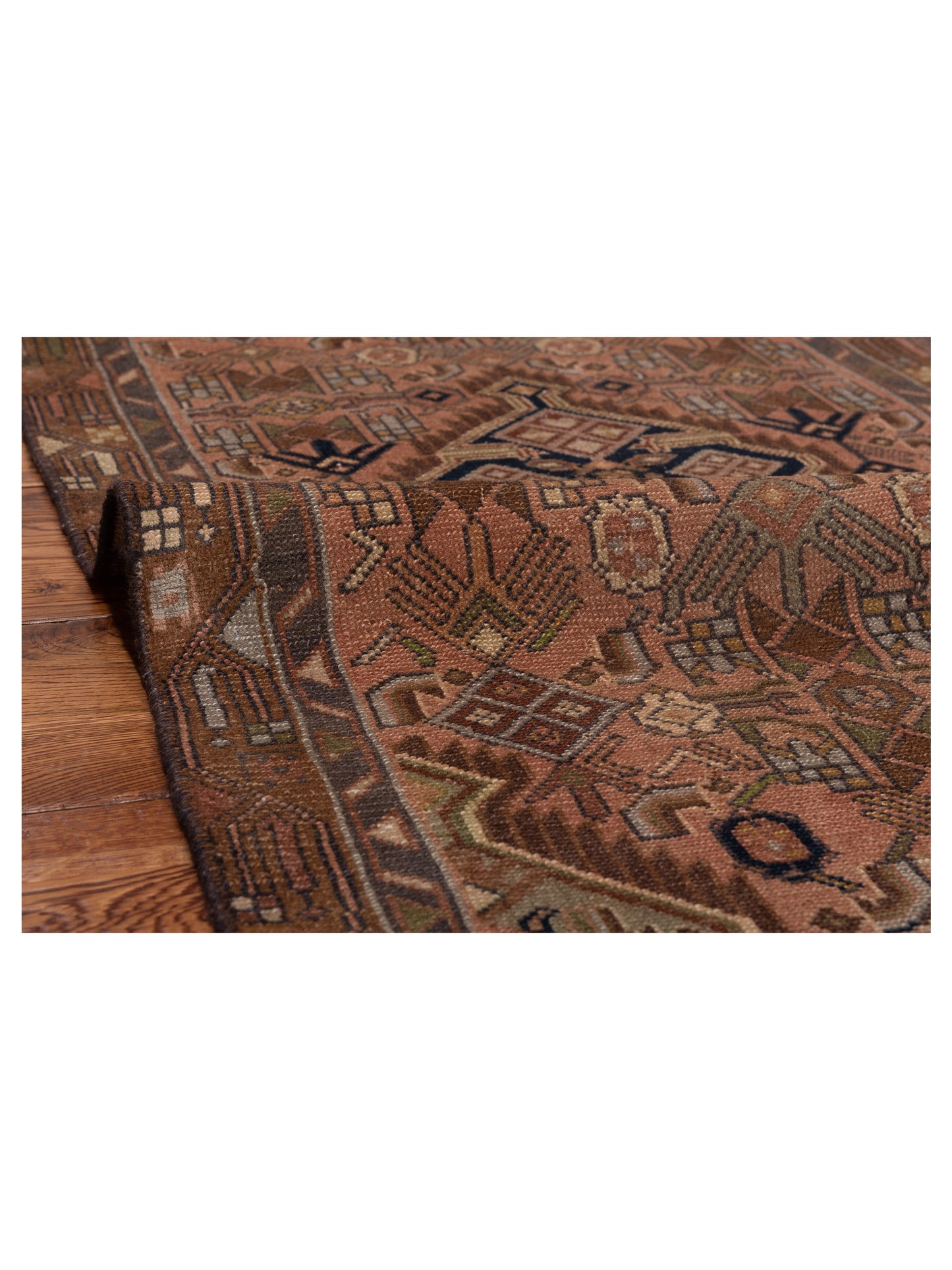 Antique Heirloom 147679 Brown Brown 2.5x9.7 Hand Knotted Rug