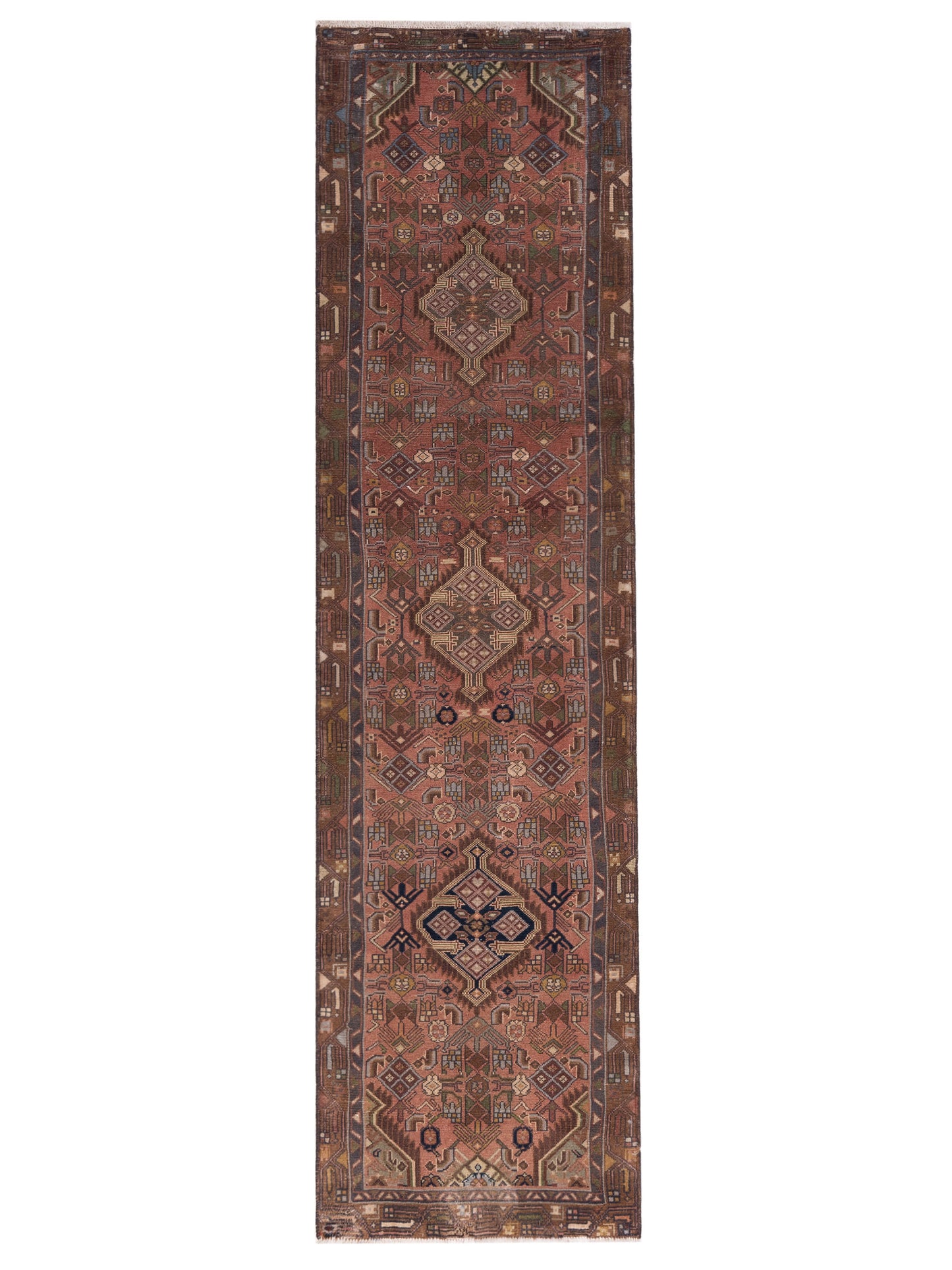 Pasha Antique Heirloom Brown Brown Traditional