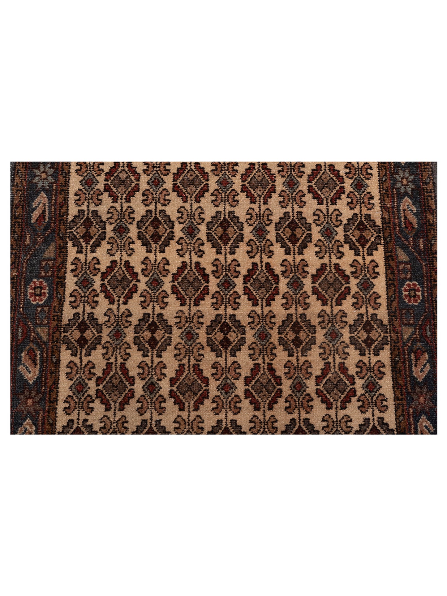 Antique Heirloom 147682 Ivory Gray 2.8x9.8 Hand Knotted Rug