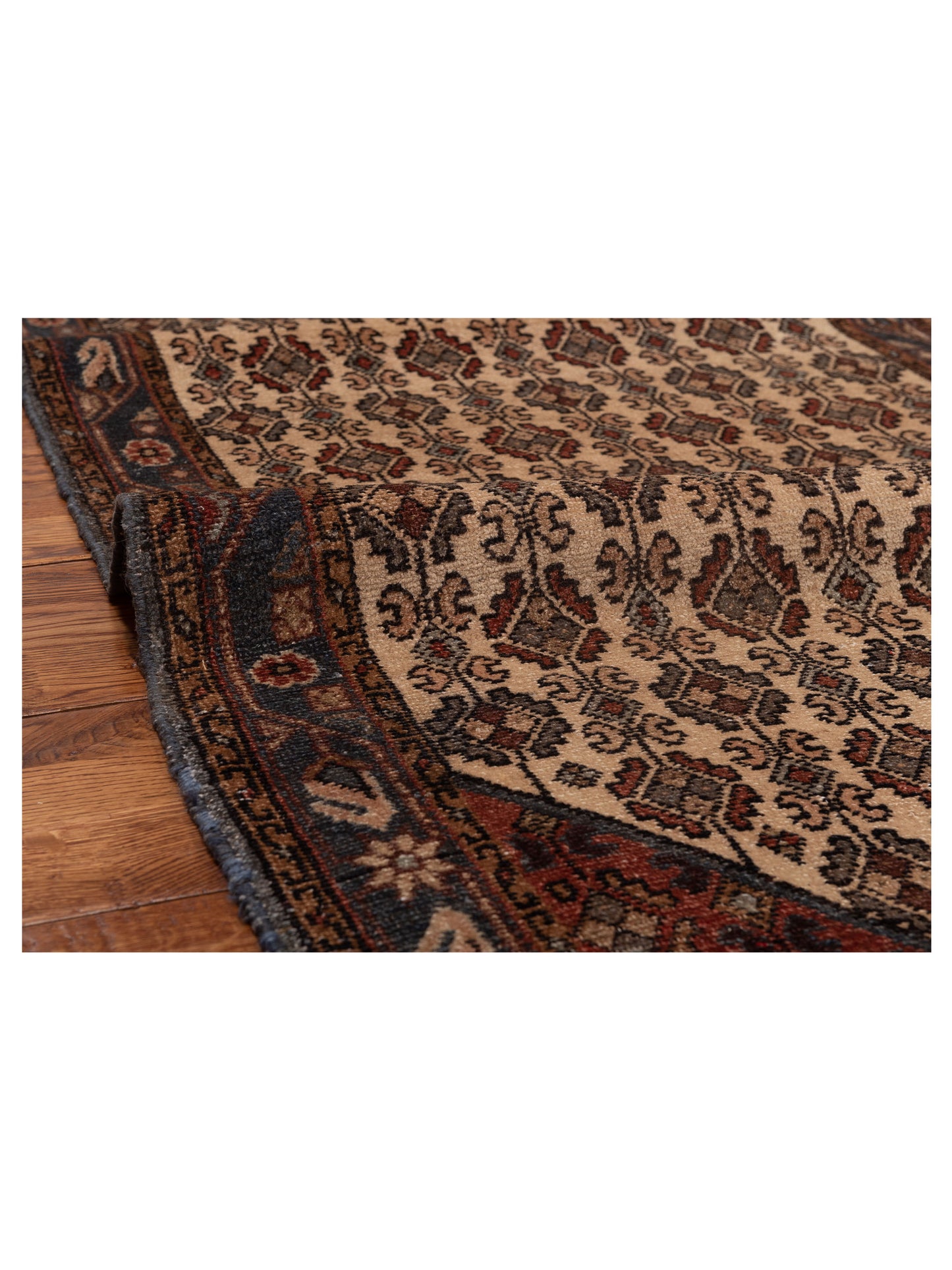 Antique Heirloom 147682 Ivory Gray 2.8x9.8 Hand Knotted Rug