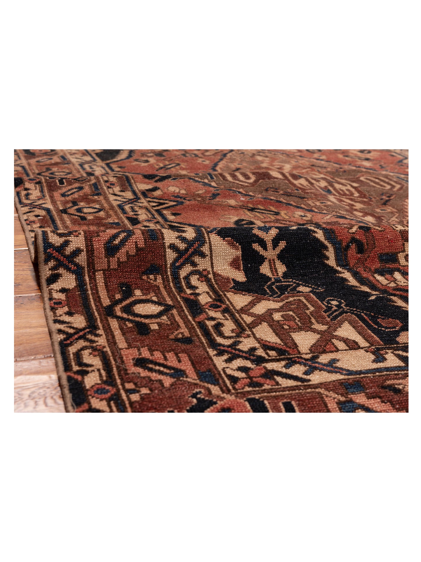 Antique Heirloom 147707 Brown Brown 5.3x8 Hand Knotted Rug