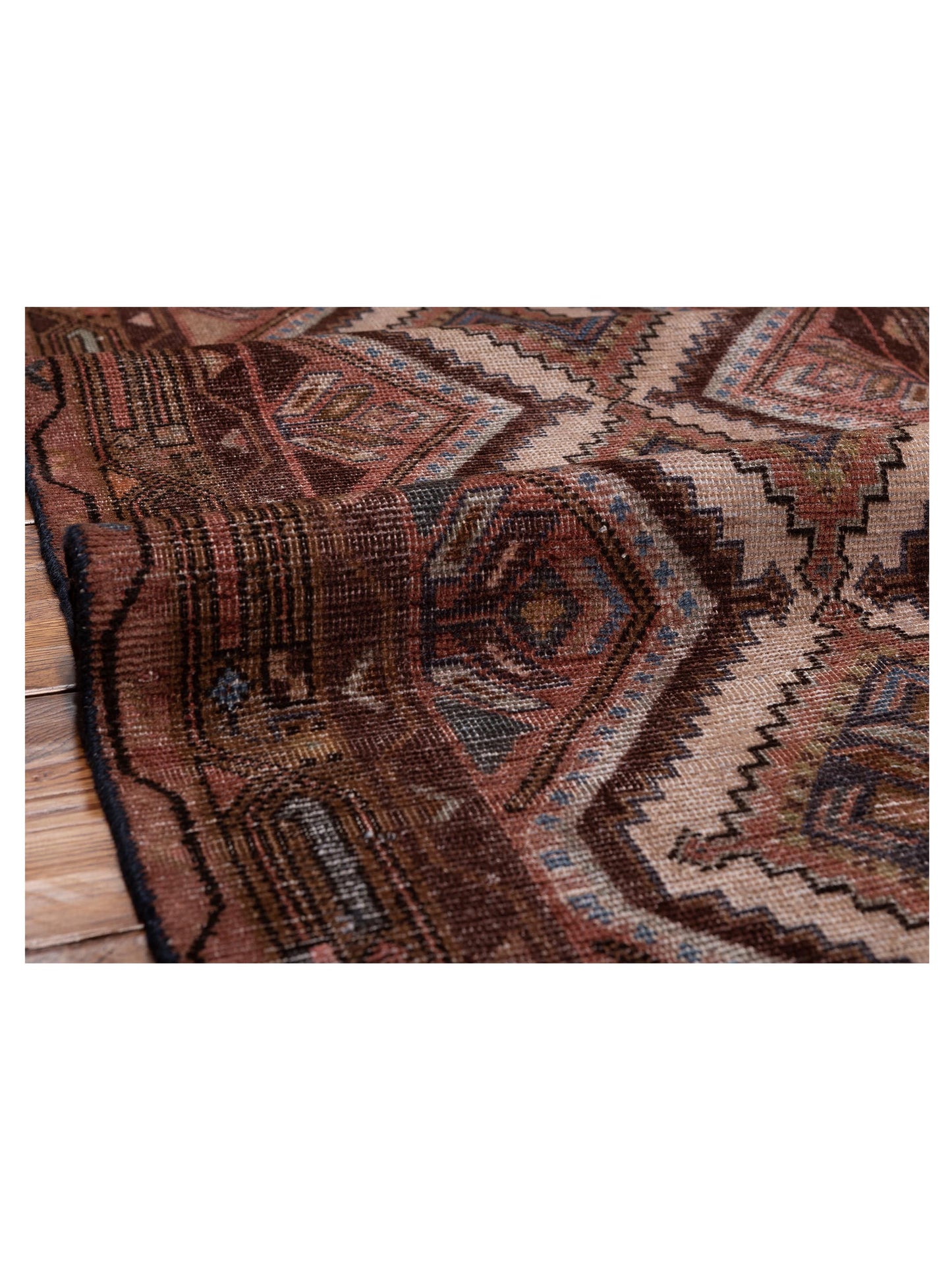 Antique Heirloom 147708 Ivory Brown 2.9x8.8 Hand Knotted Rug