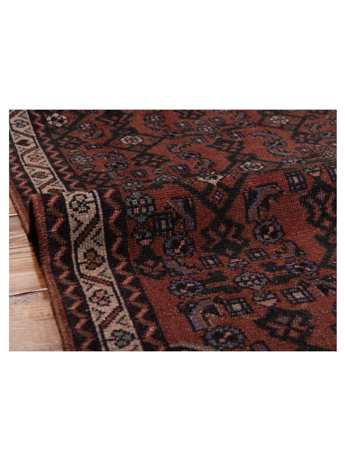 Antique Heirloom 147725 Rust Ivory 2.8x9.10 Hand Knotted Rug