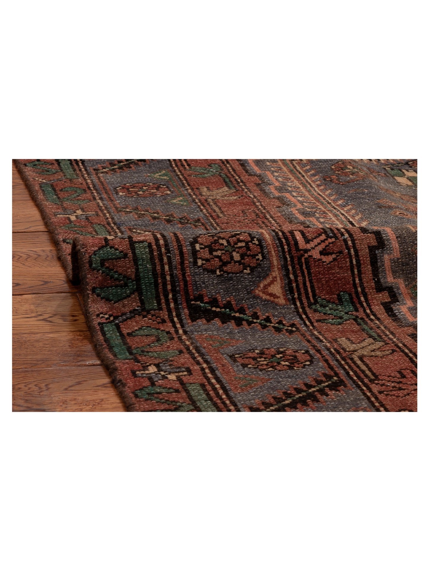 Antique Heirloom 147727 Brick Gray 4.5x8.4 Hand Knotted Rug