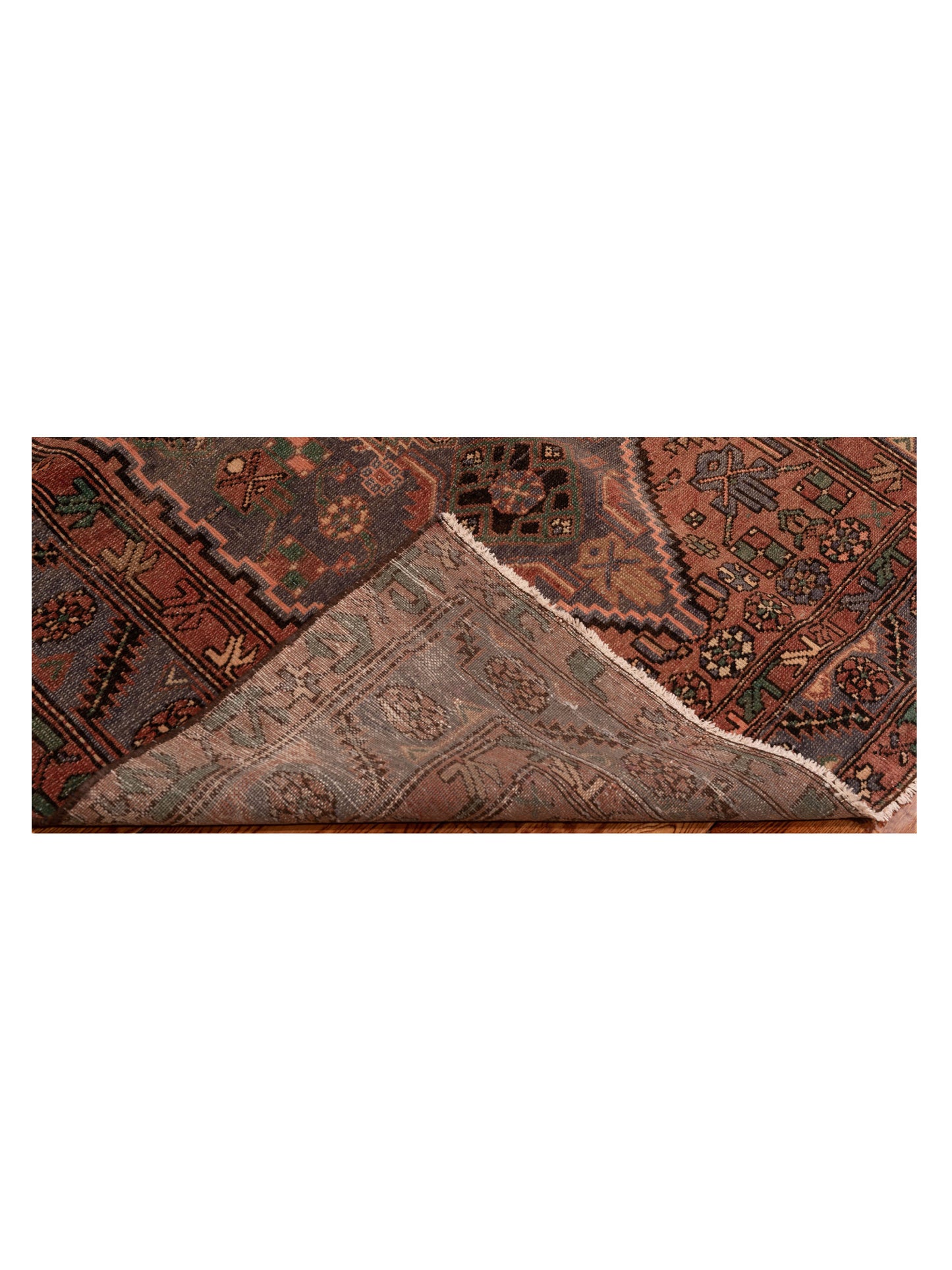 Antique Heirloom 147727 Brick Gray 4.5x8.4 Hand Knotted Rug