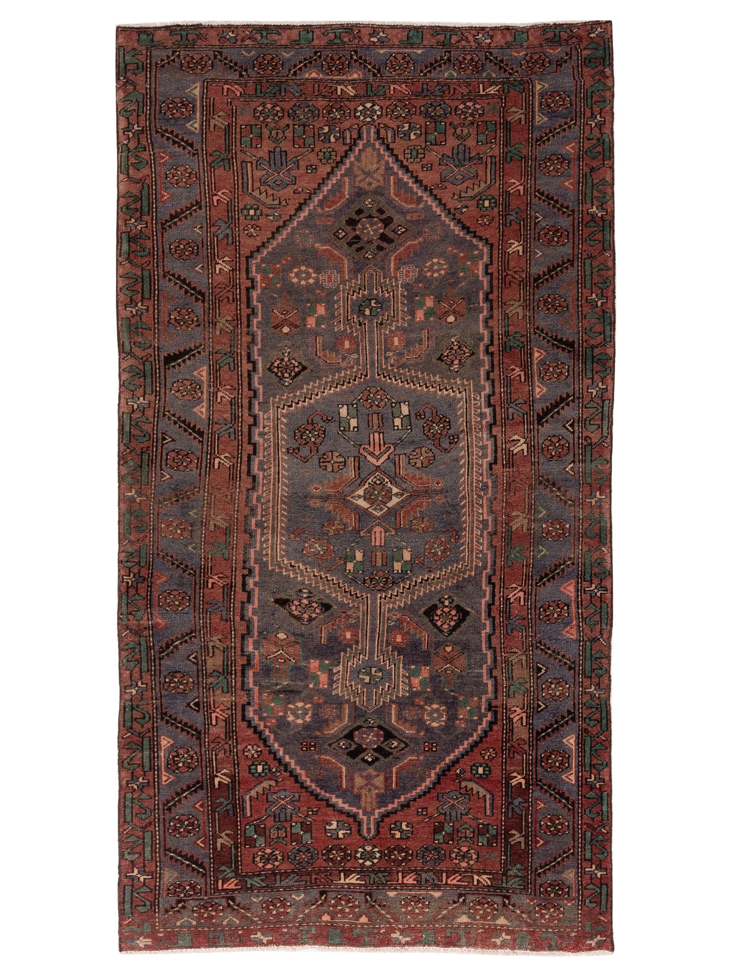 Pasha Antique Heirloom Brick Gray Traditional