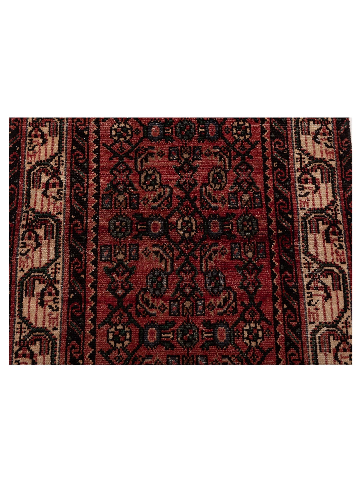 Antique Heirloom 147744 Red Ivory 2.4x9 Hand Knotted Rug