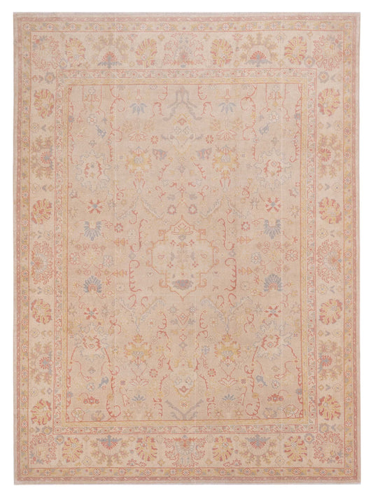 Anadol Angora Oushak  Beige Ivory Traditional