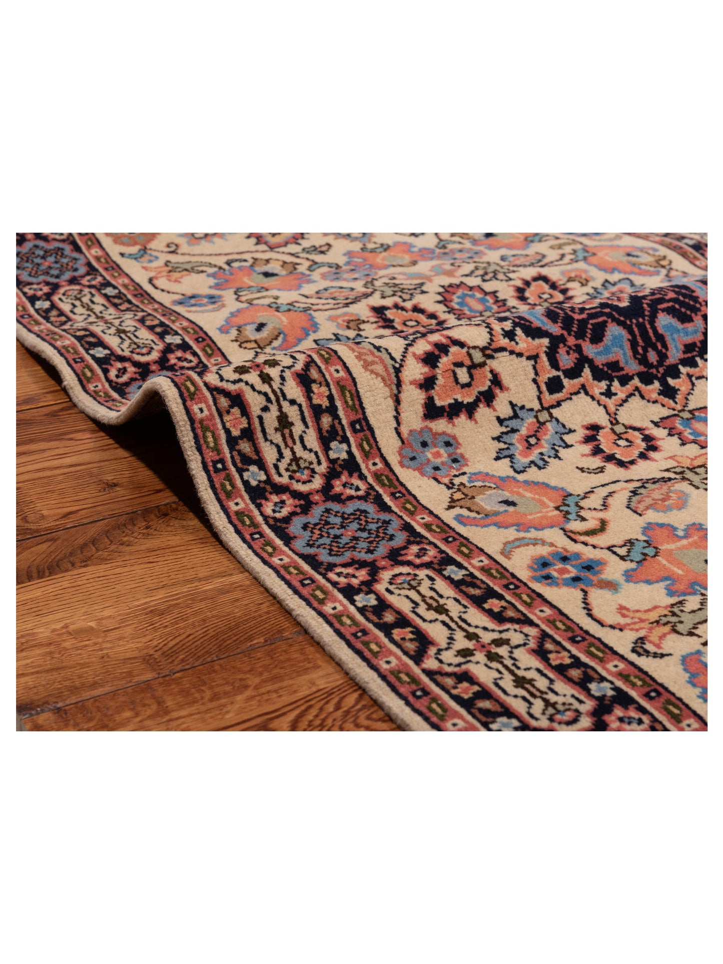 Ladik 147780 Ivory 2.8x9.9 Hand Knotted Rug