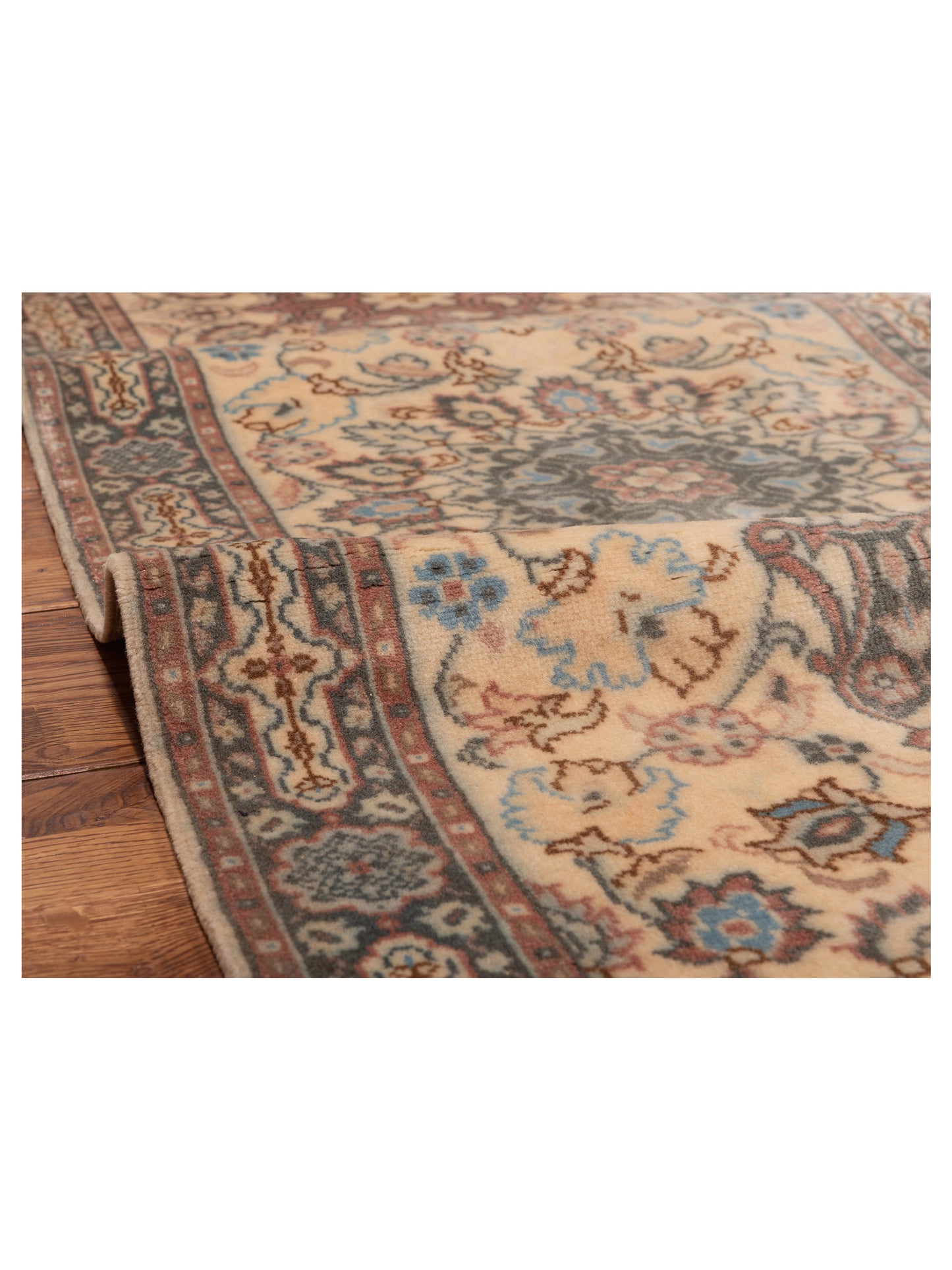 Ladik 147789 Ivory 2.8x10 Hand Knotted Rug