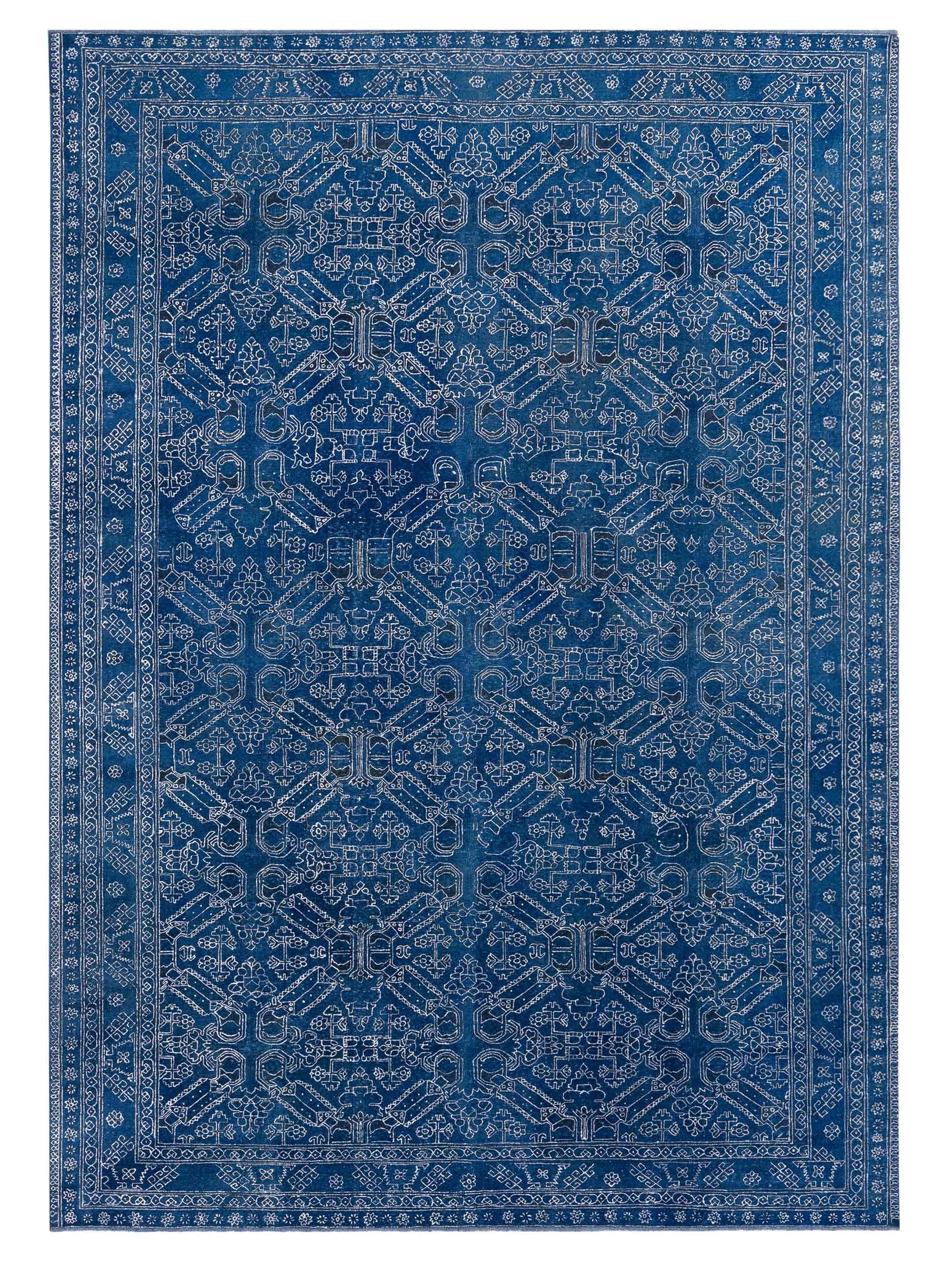 Pasha Vintage  Blue Blue Contemporary
