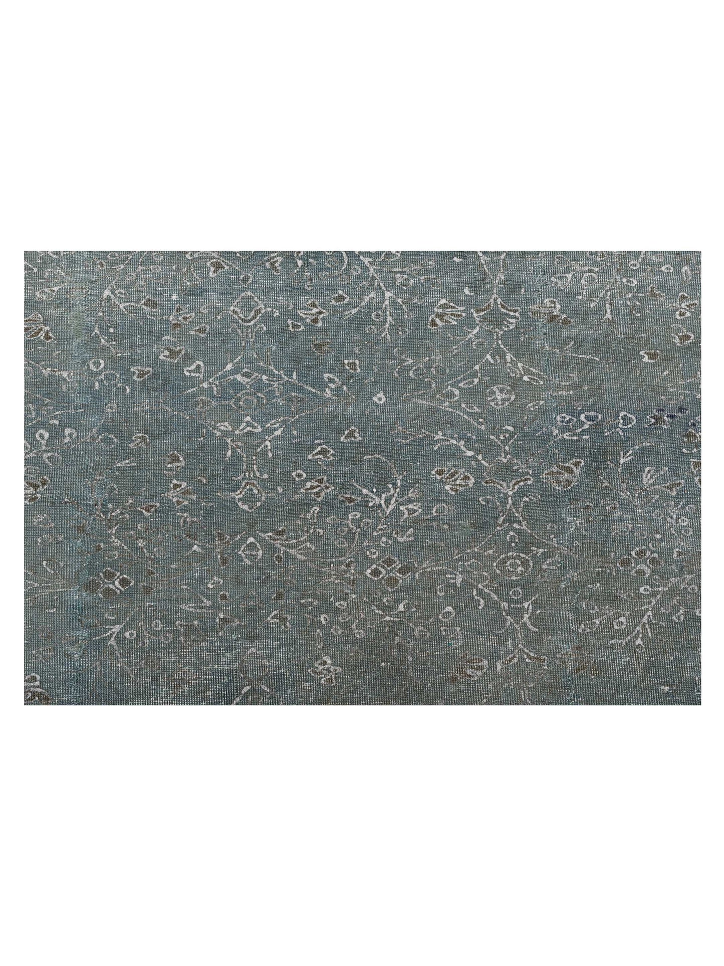 Vintage 147829 Blue Blue 8.6x12.1 Hand Knotted Rug