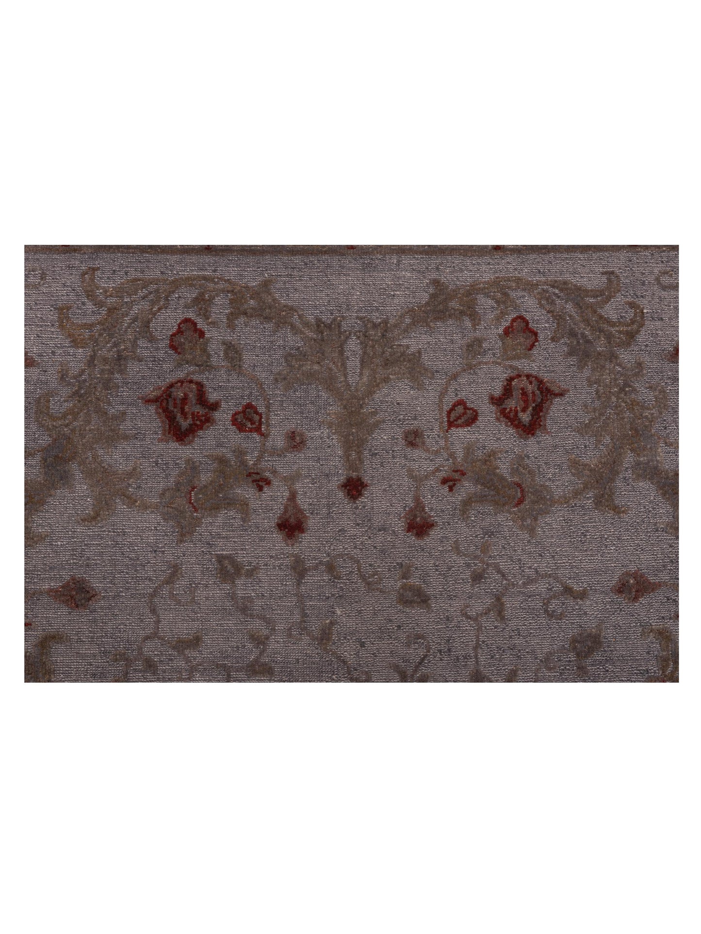 Vintage 147835 Gray Gray 5.8x7.10 Hand Knotted Rug