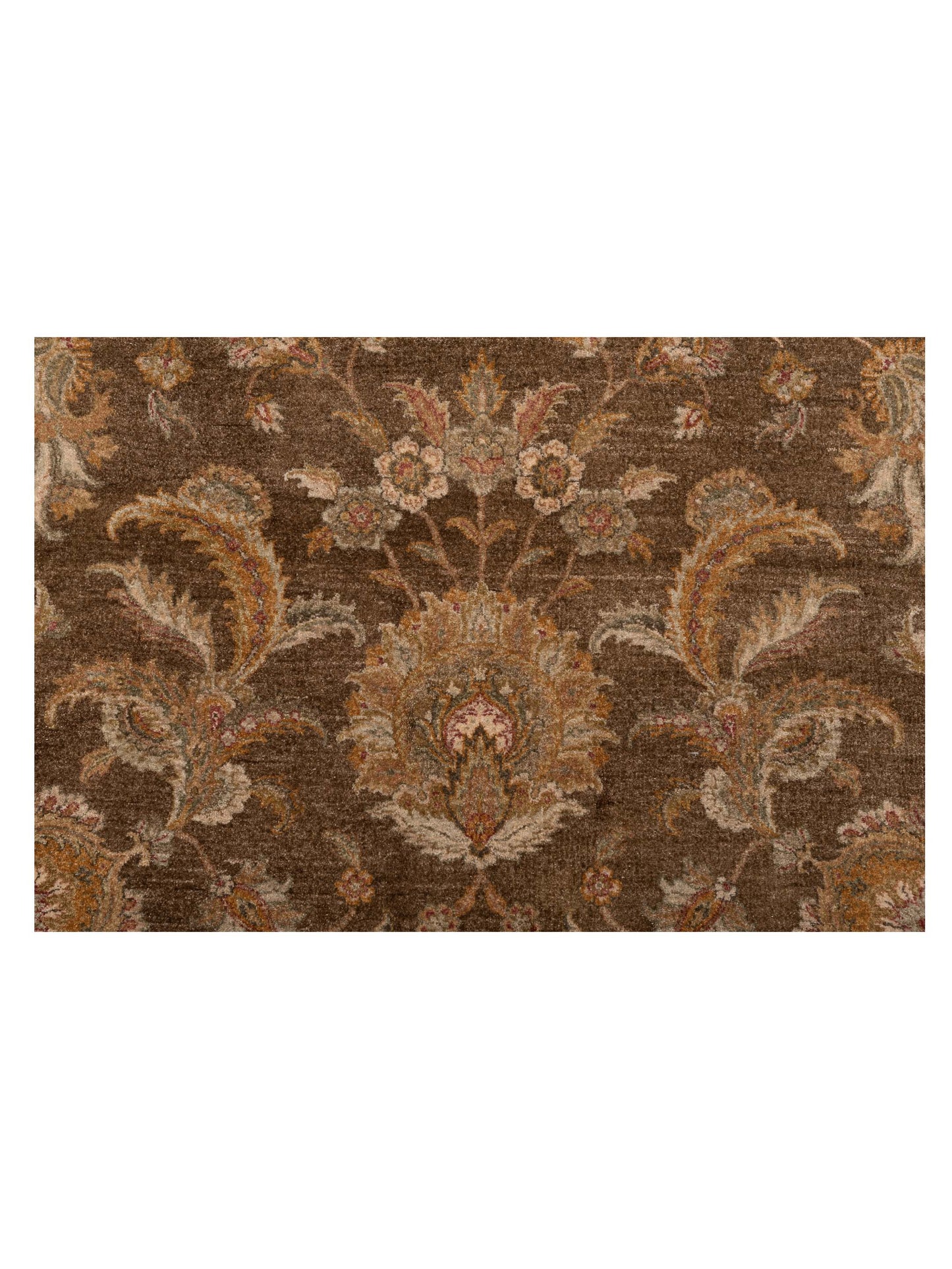 Haji Jalili 147842 Brown Ivory 9.1x12 Hand Knotted Rug