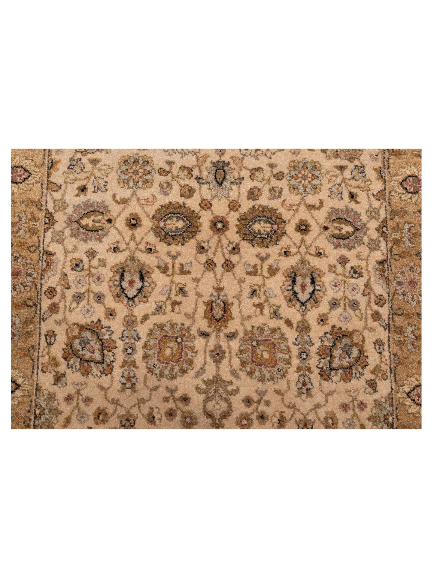 Haji Jalili 147843 Ivory Gold 2.6x16.11 Hand Knotted Rug