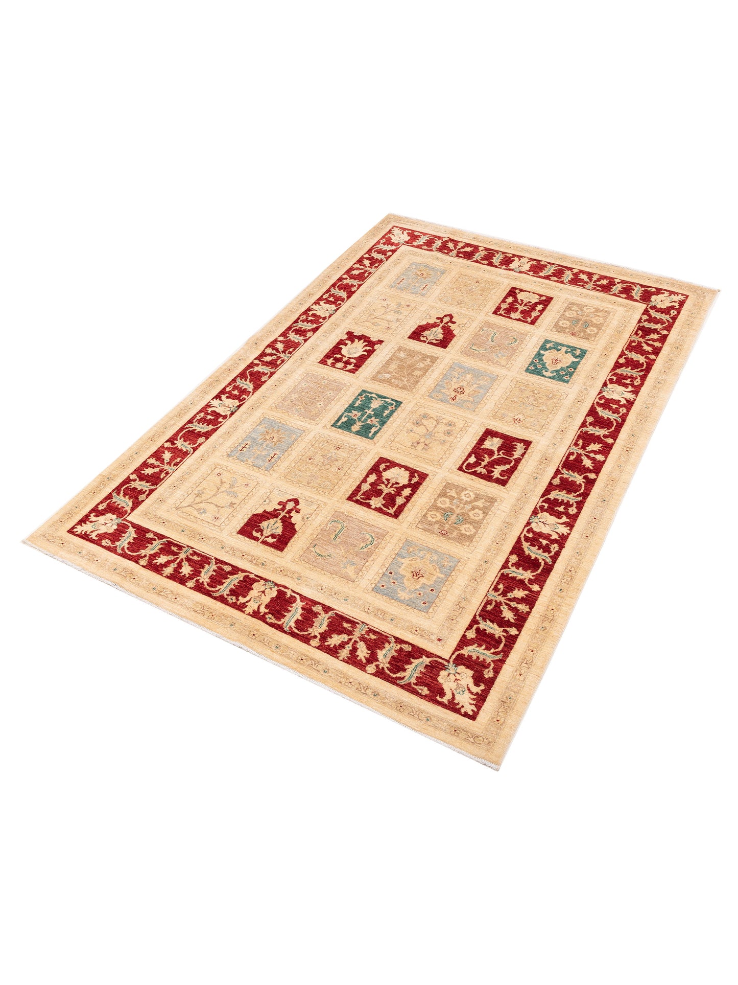 Sultan 147848 Multi Multi 6.6x9.7 Hand Knotted Rug