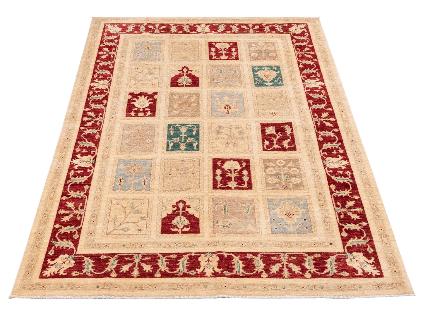 Sultan 147848 Multi Multi 6.6x9.7 Hand Knotted Rug