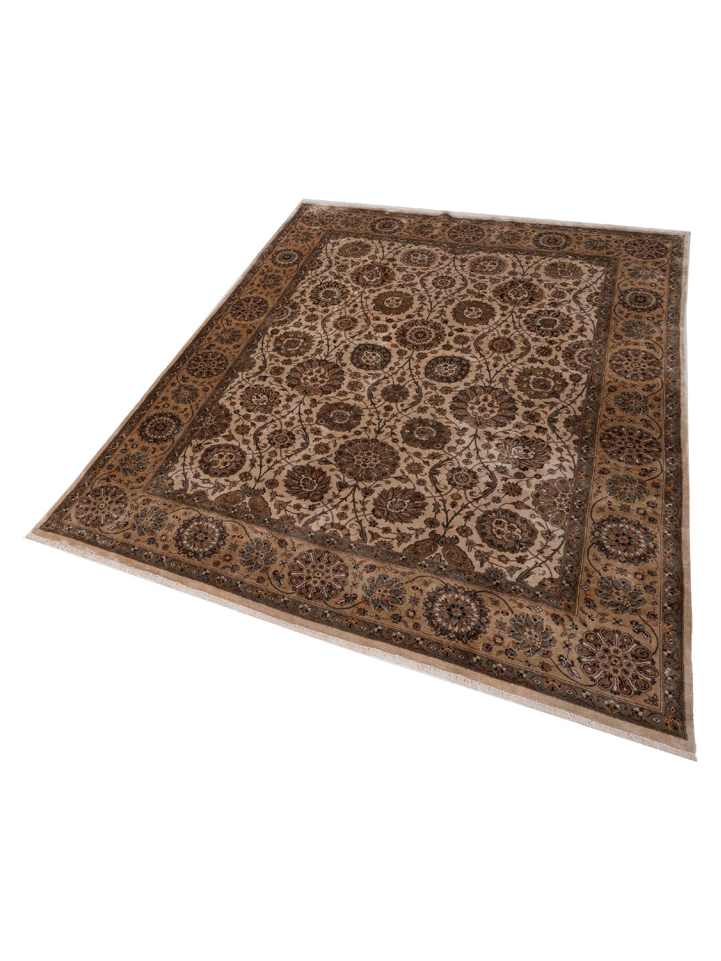 Imperial 147851 Ivory Gold 7.11x10 Hand Knotted Rug