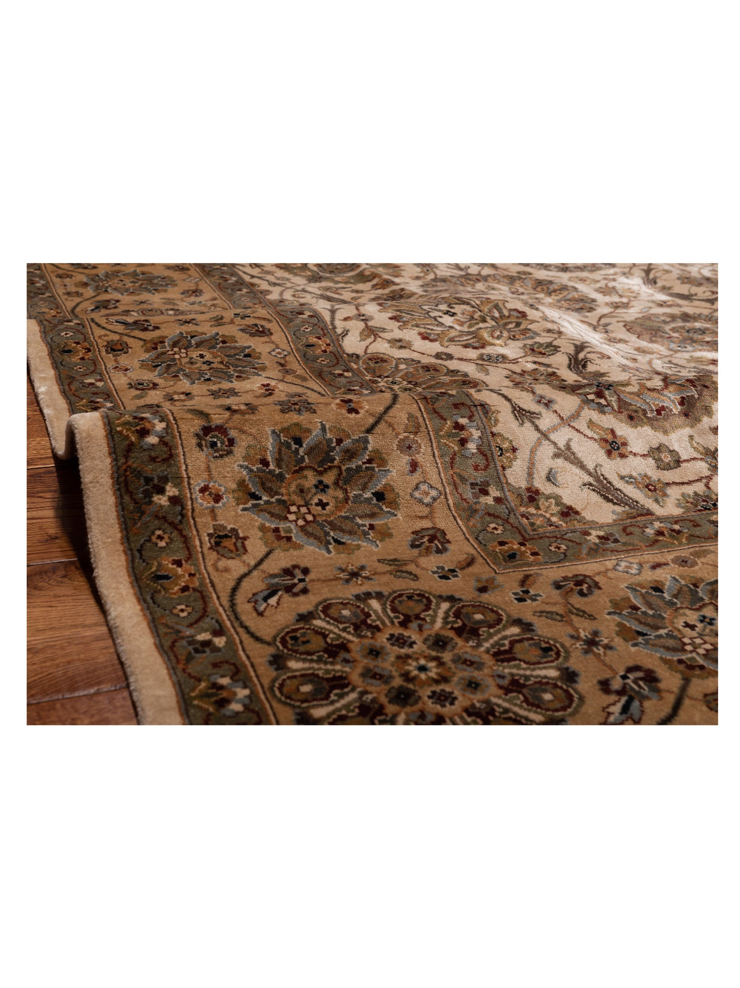 Imperial 147851 Ivory Gold 7.11x10 Hand Knotted Rug