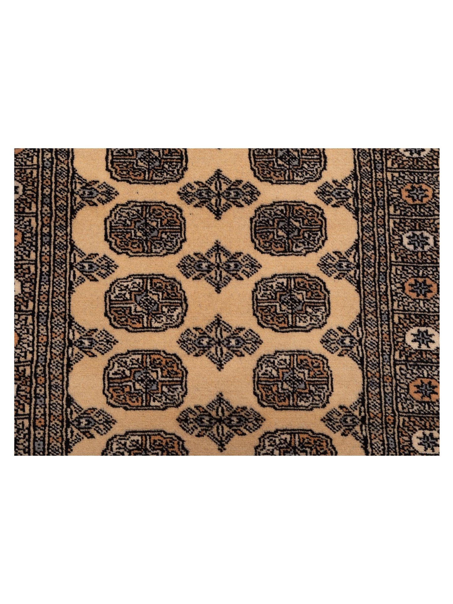 Bokhara 147861 Beige Beige 3.1x5 Hand Knotted Rug