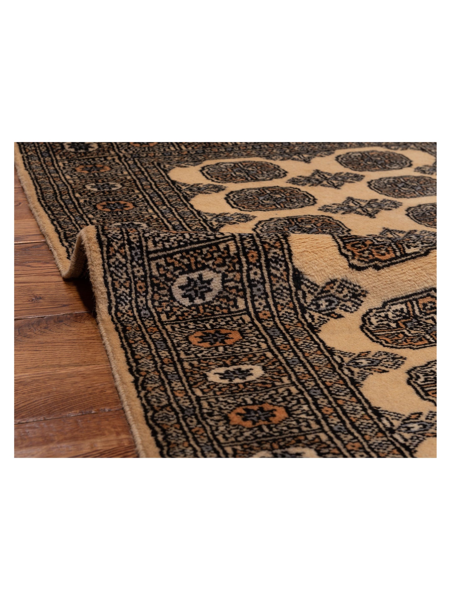 Bokhara 147861 Beige Beige 3.1x5 Hand Knotted Rug