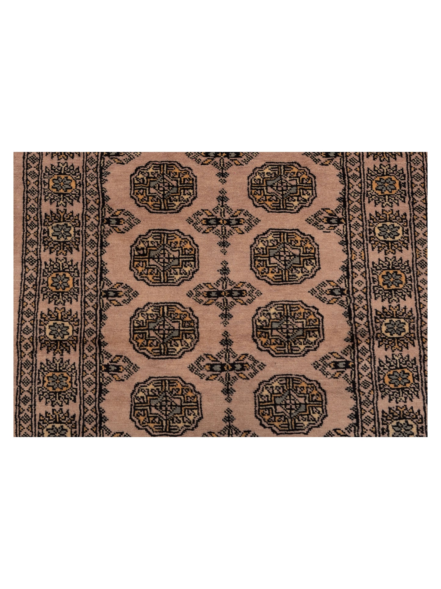 Bokhara 147867 Beige Beige 3x5 Hand Knotted Rug