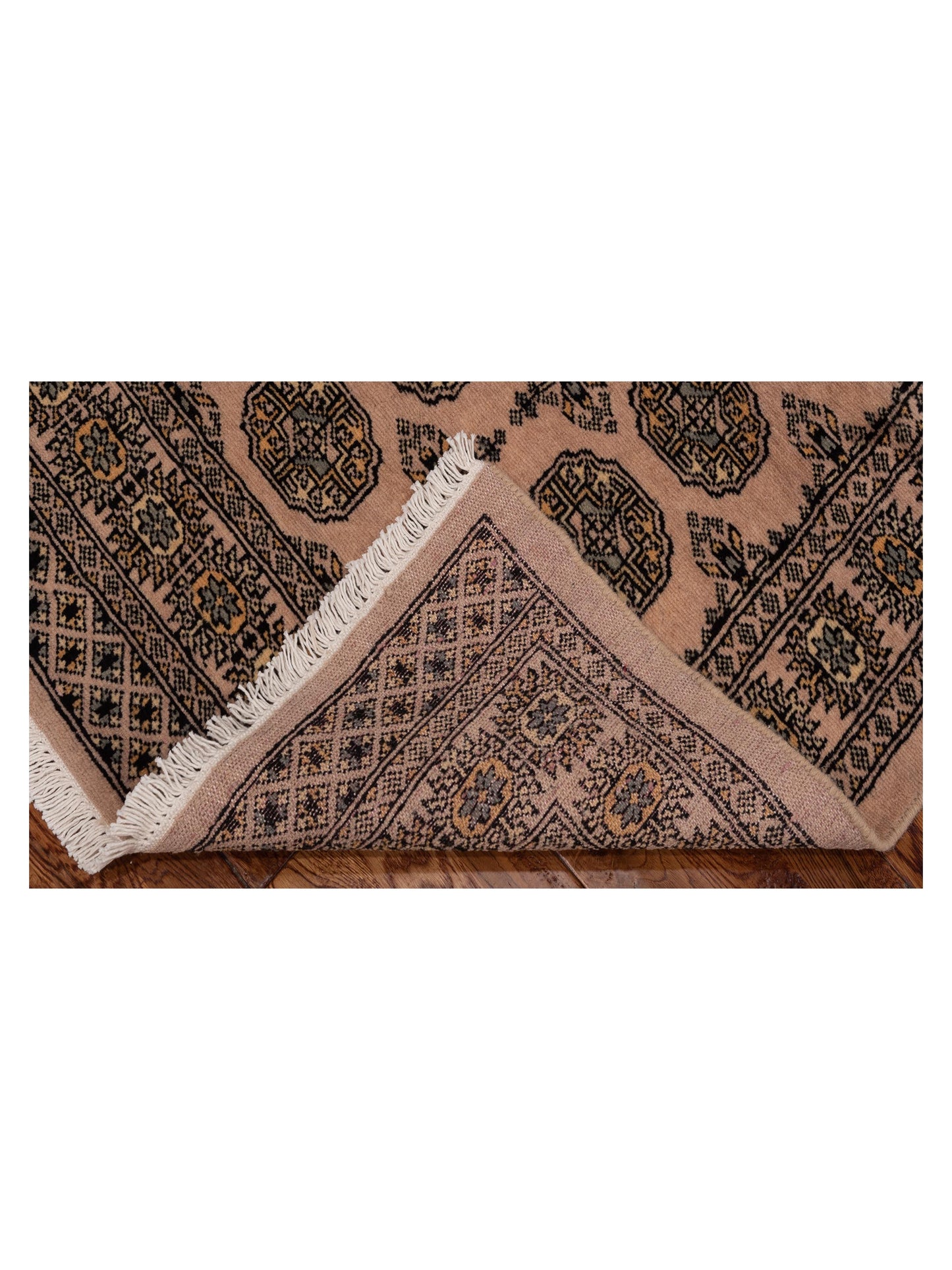 Bokhara 147867 Beige Beige 3x5 Hand Knotted Rug