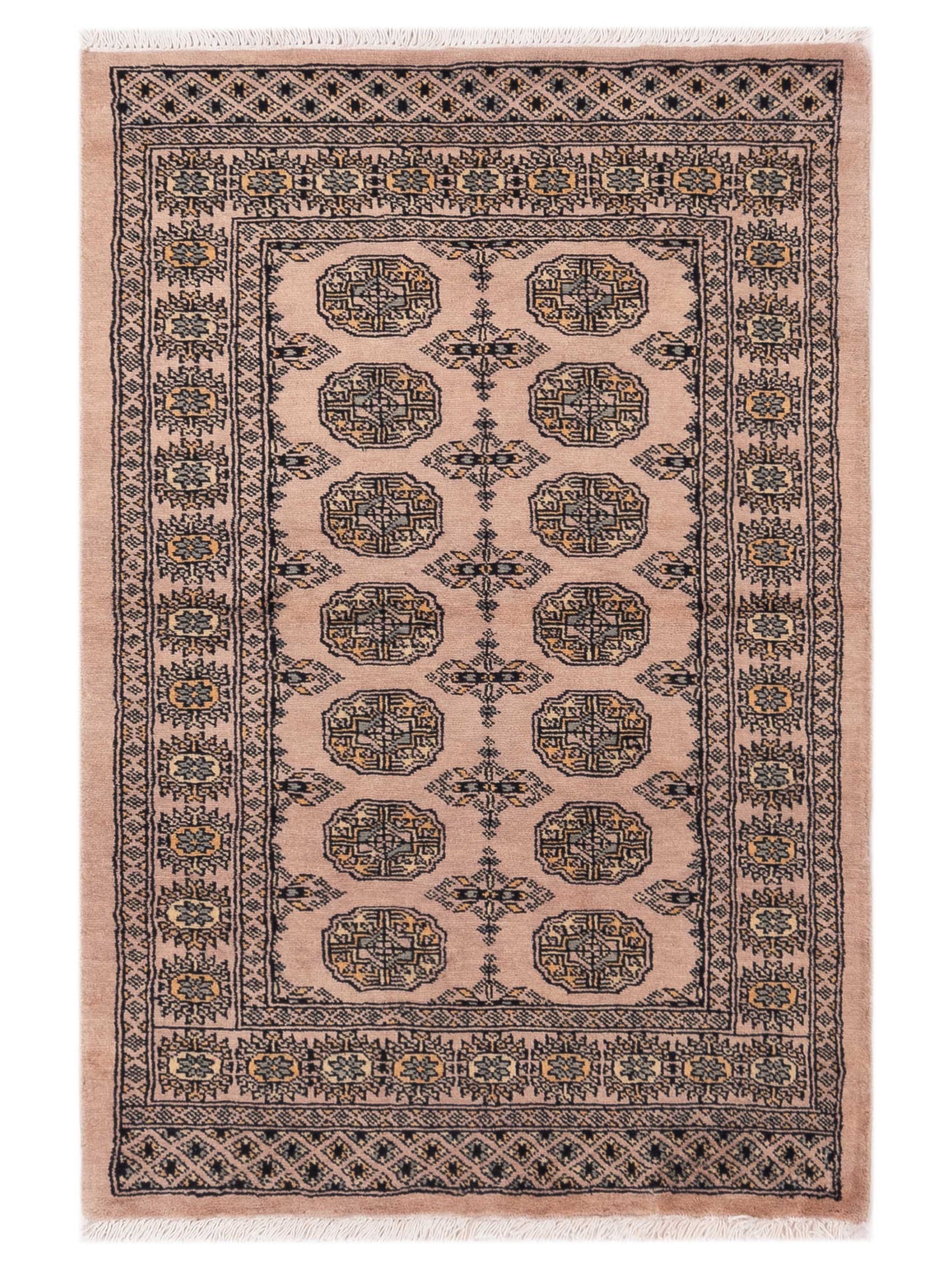 Nomad Bokhara Beige Beige Traditional