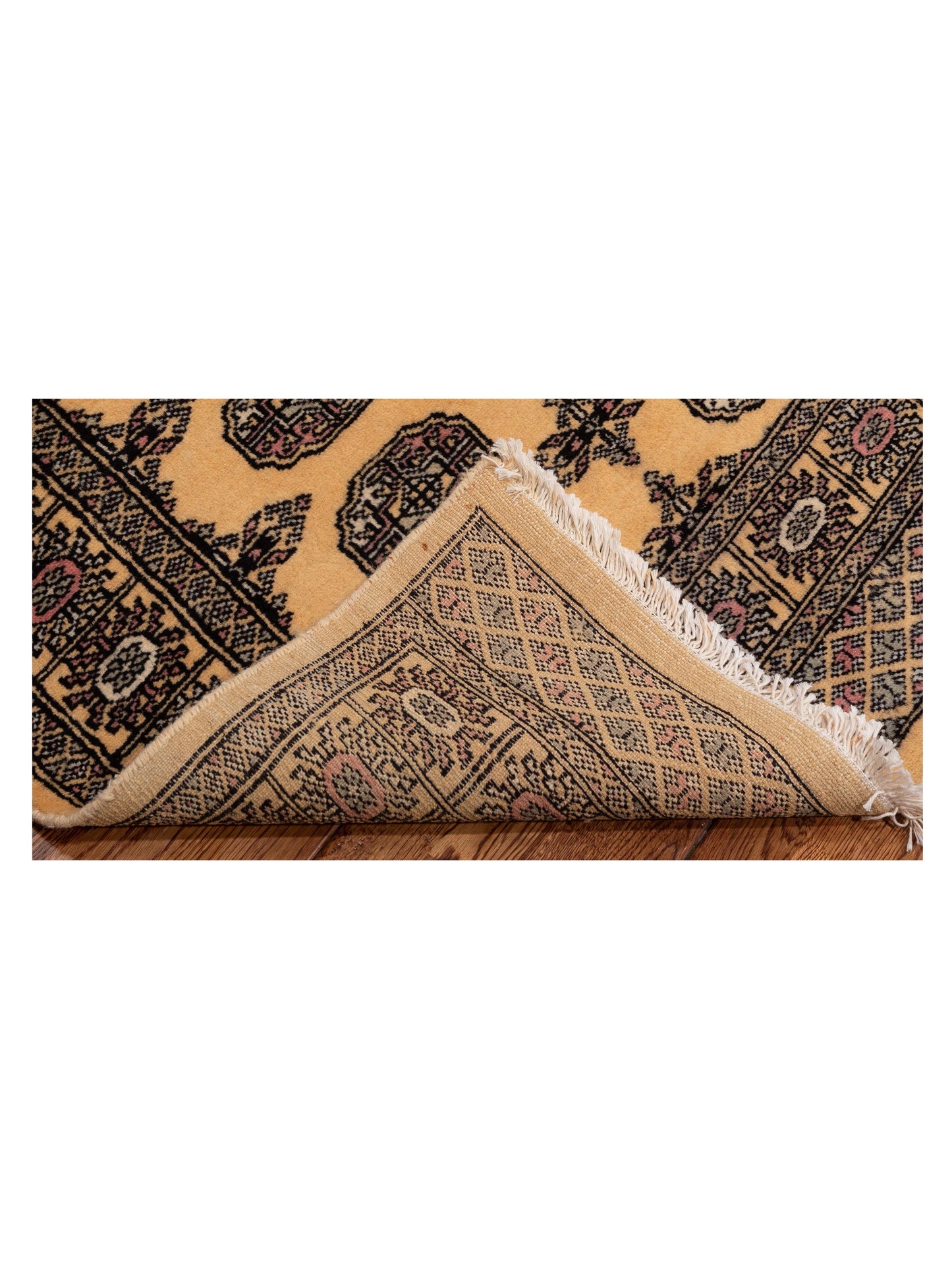 Bokhara 147873 Beige Gray 3.2x4.9 Hand Knotted Rug