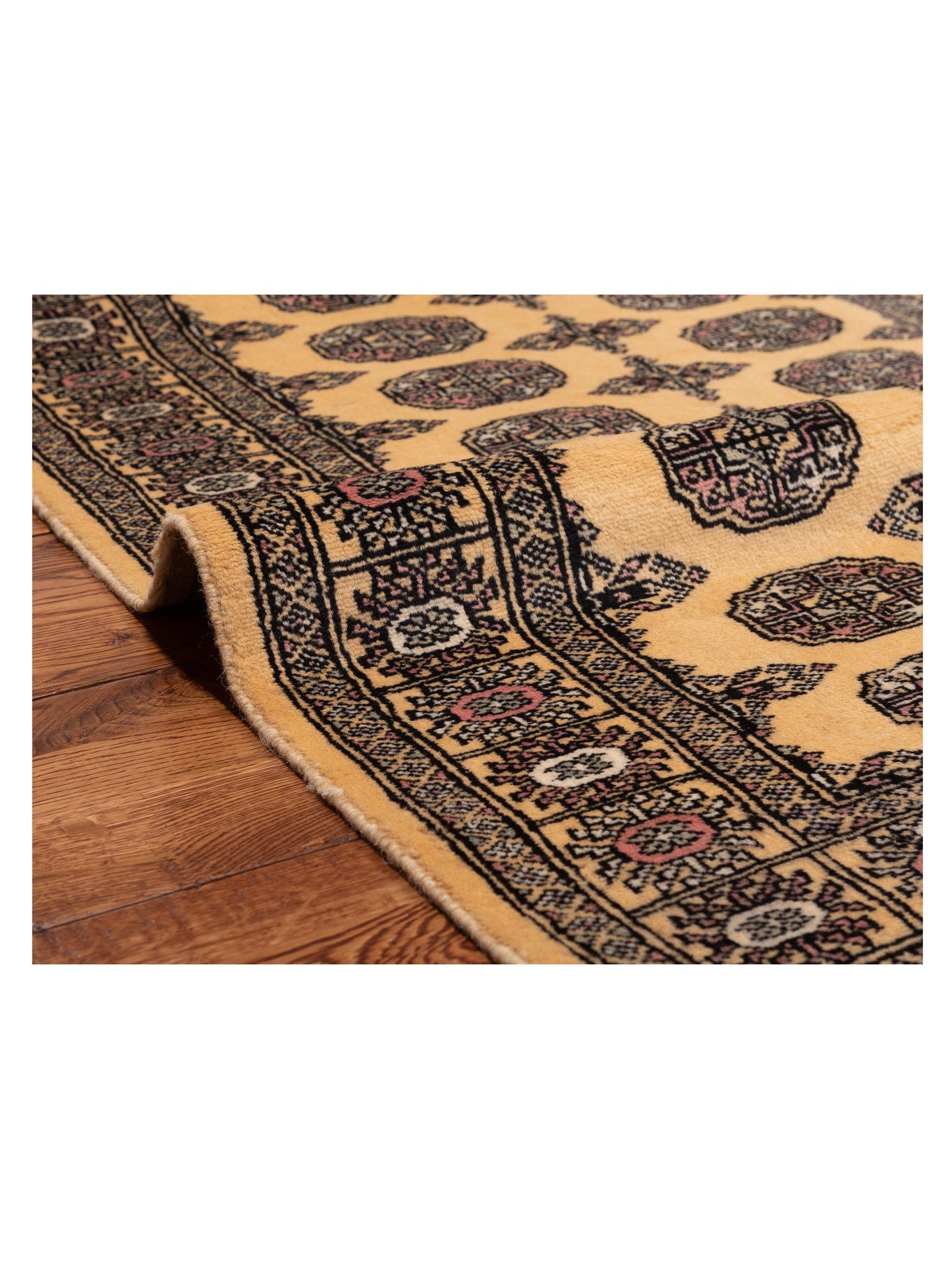 Bokhara 147873 Beige Gray 3.2x4.9 Hand Knotted Rug