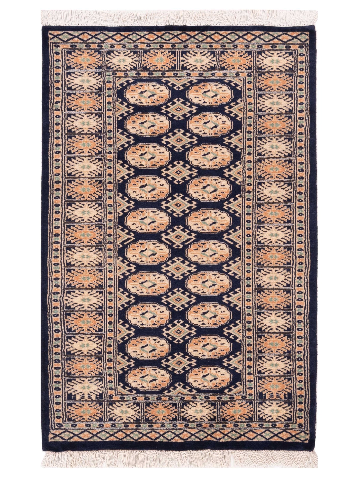 Nomad Bokhara Navy Beige Traditional