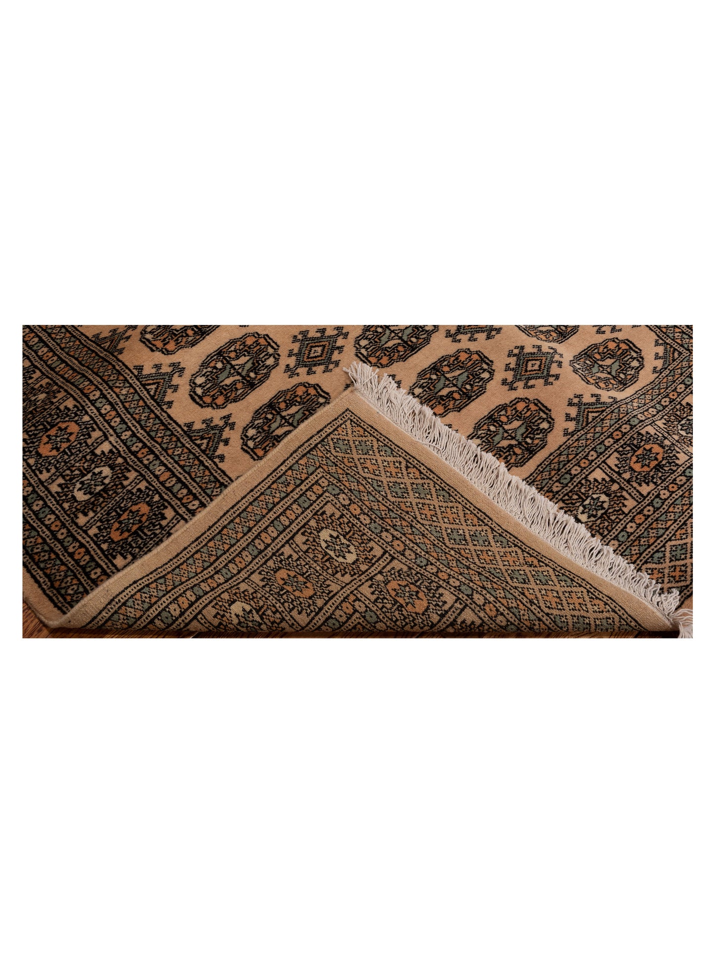 Bokhara 147885 Beige Beige 4.4x5.10 Hand Knotted Rug