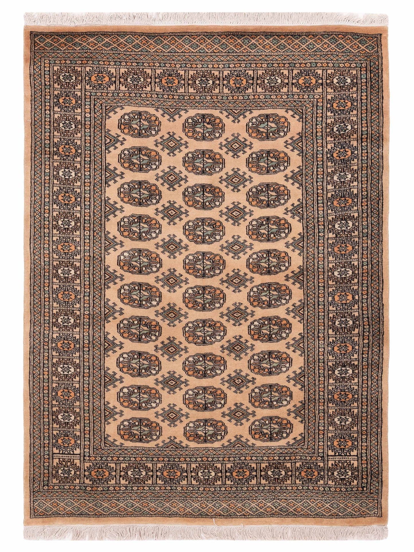 Nomad Bokhara Beige Beige Traditional