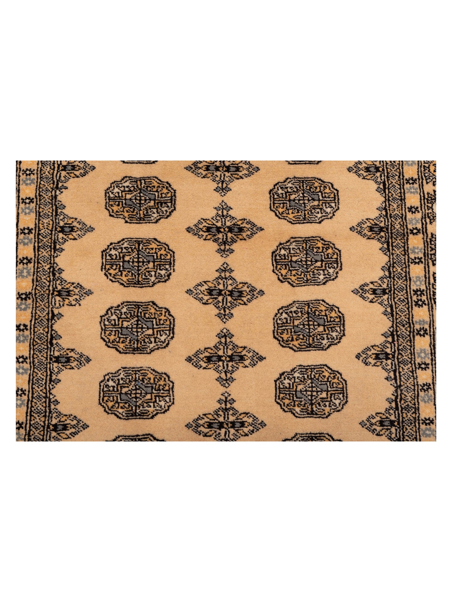 Bokhara 147887 Beige Beige 4.1x6 Hand Knotted Rug