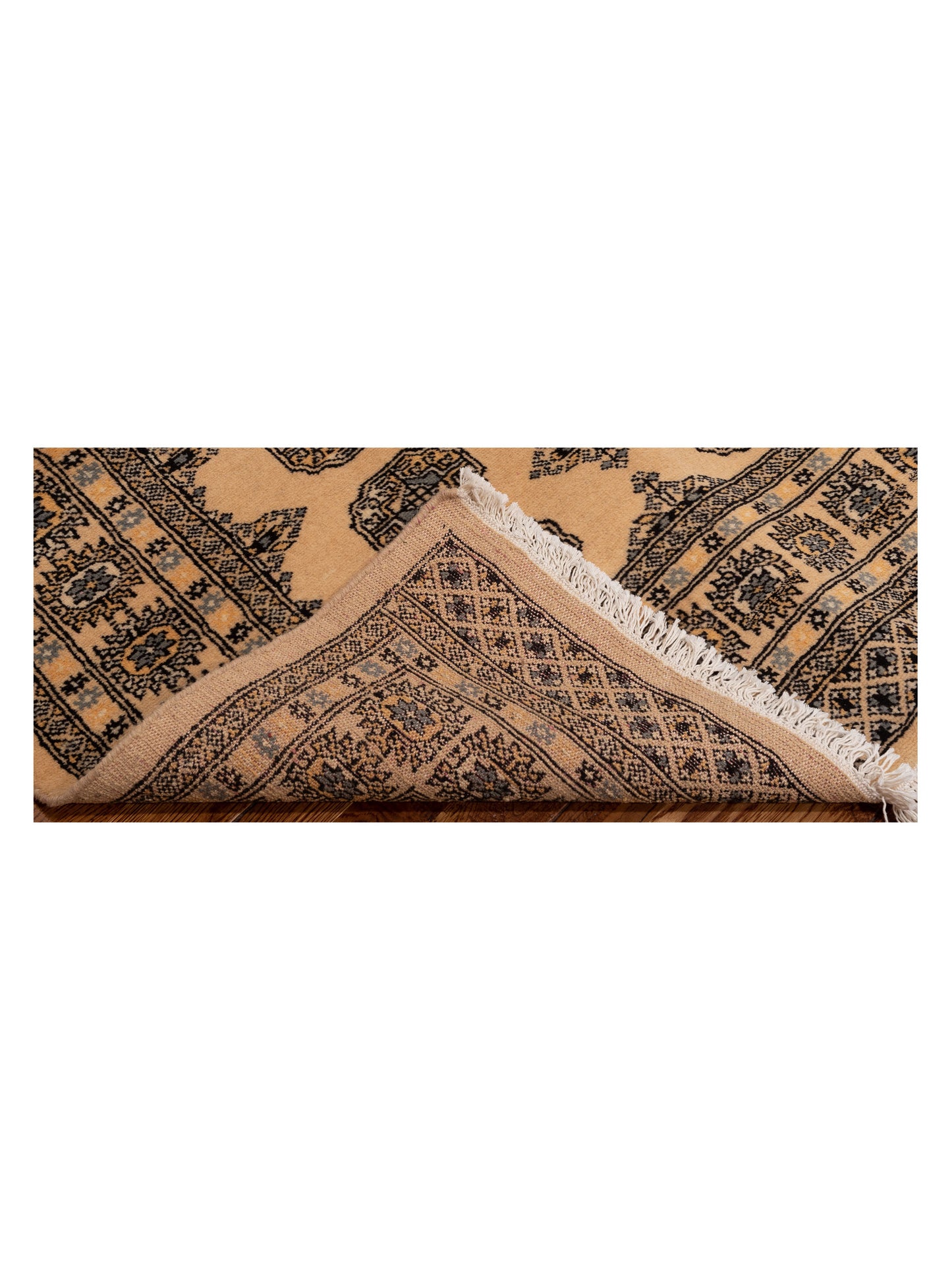 Bokhara 147887 Beige Beige 4.1x6 Hand Knotted Rug