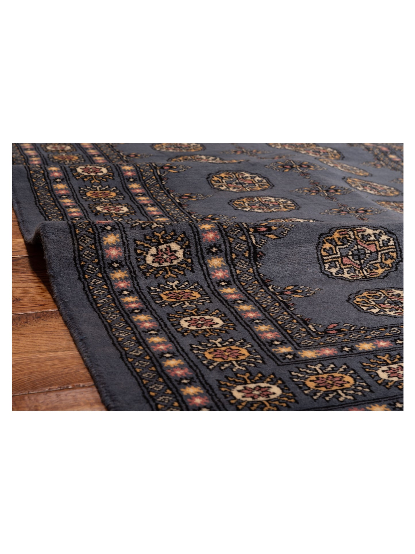 Bokhara 147893 Blue 4.1x6 Hand Knotted Rug