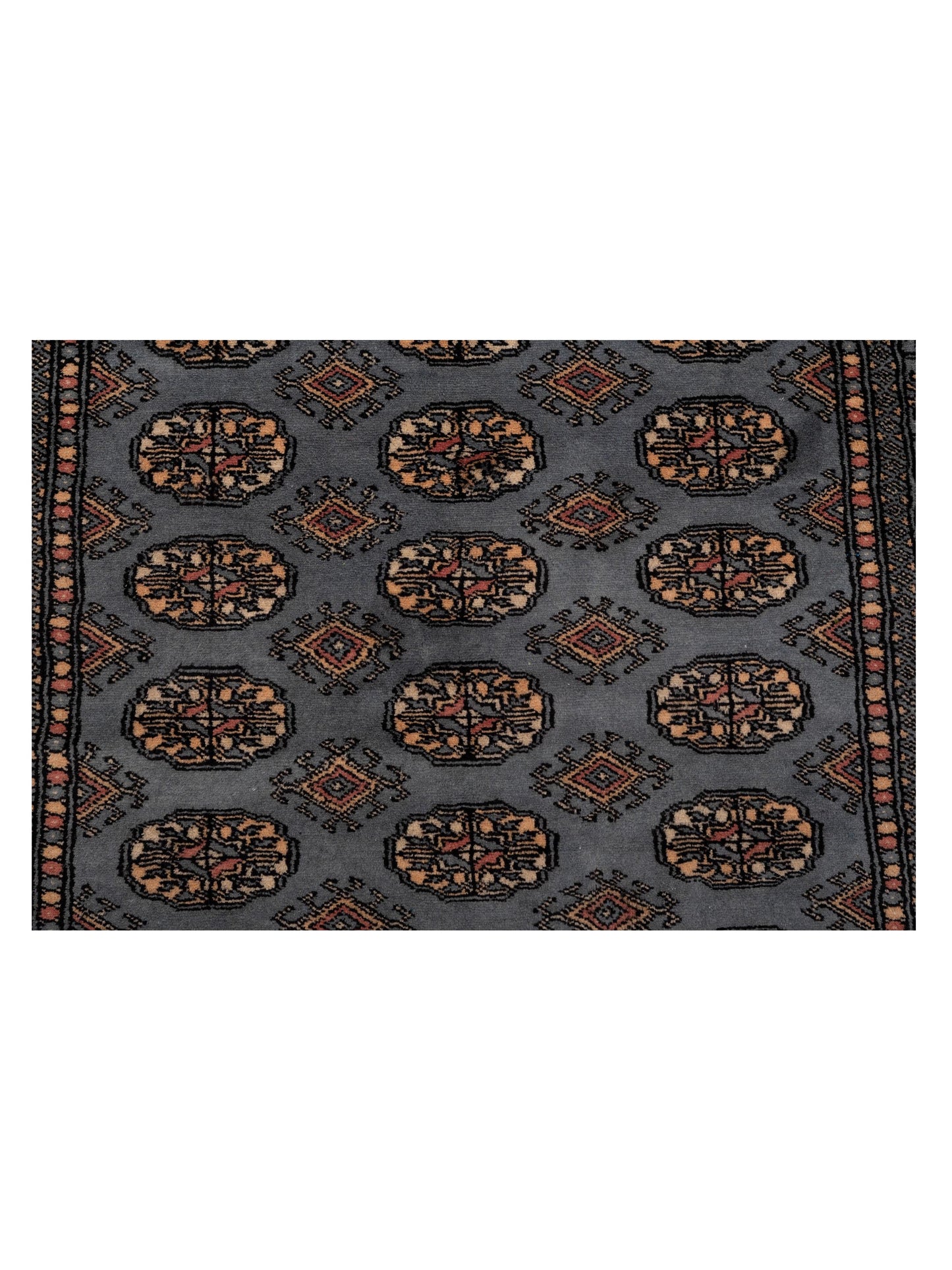 Bokhara 147899 Blue 4.1x6.1 Hand Knotted Rug