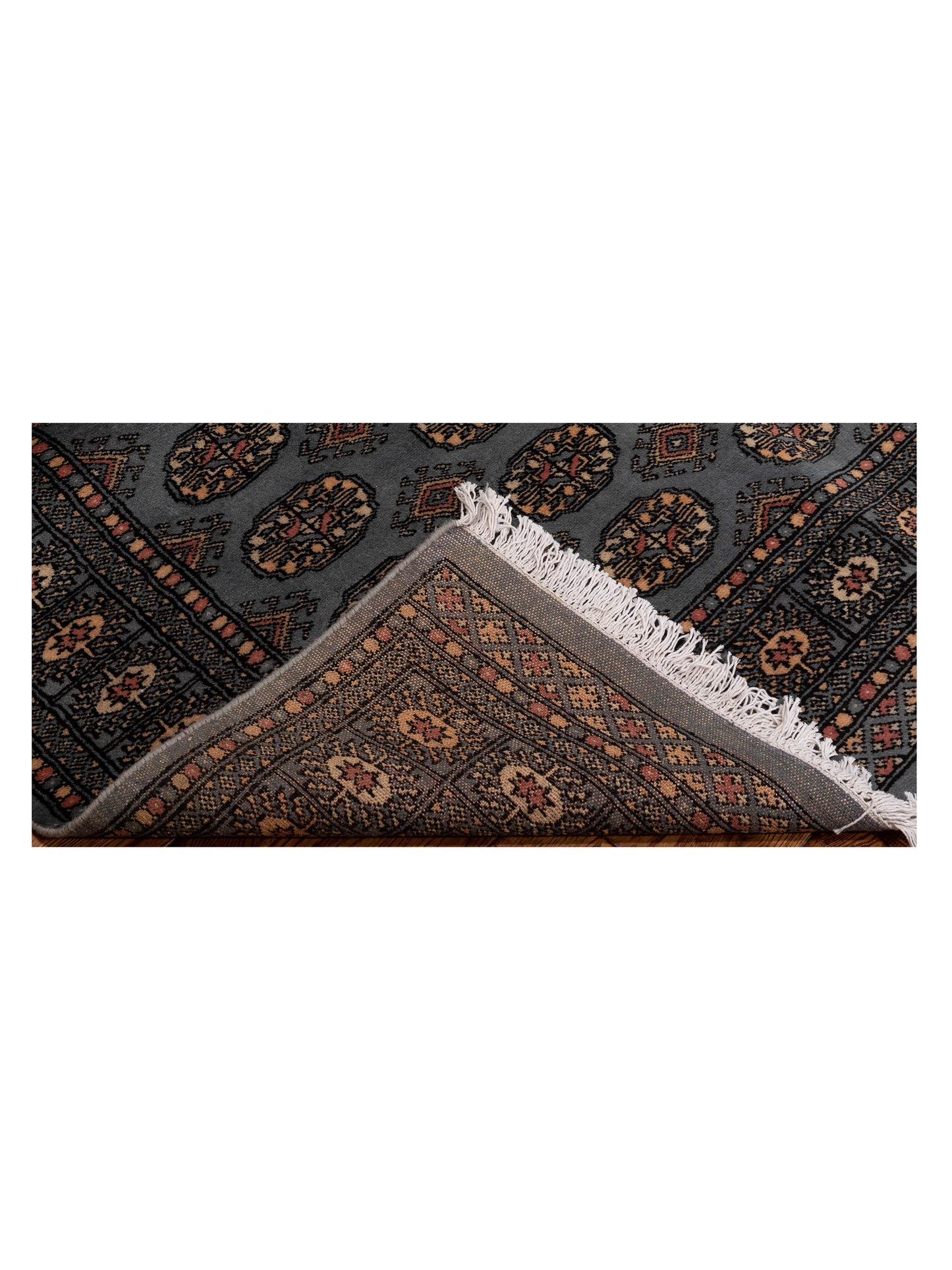 Bokhara 147899 Blue 4.1x6.1 Hand Knotted Rug
