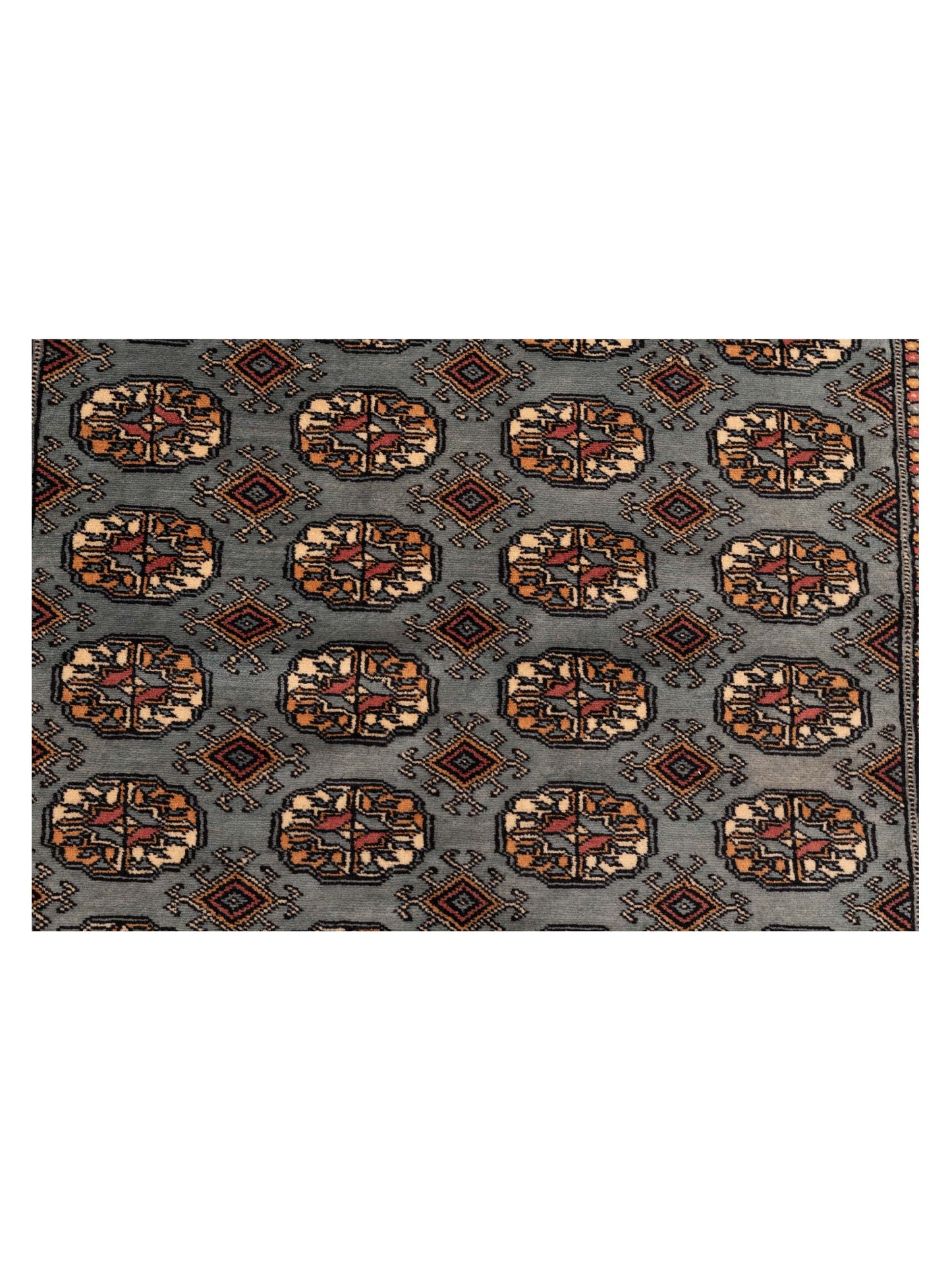 Bokhara 147903 Blue Blue 5x8.2 Hand Knotted Rug