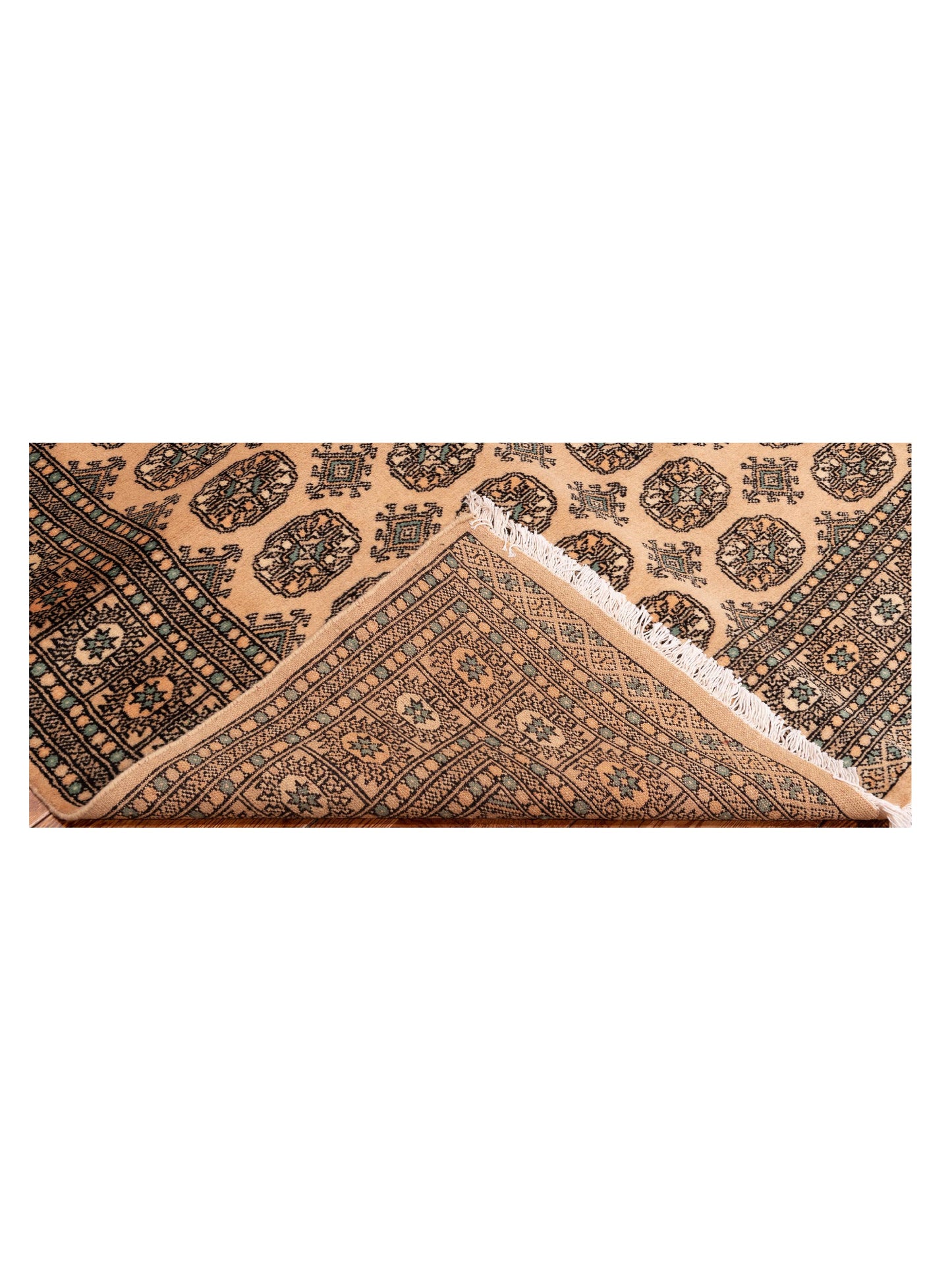 Bokhara 147907 Beige Beige 5.x8.3 Hand Knotted Rug