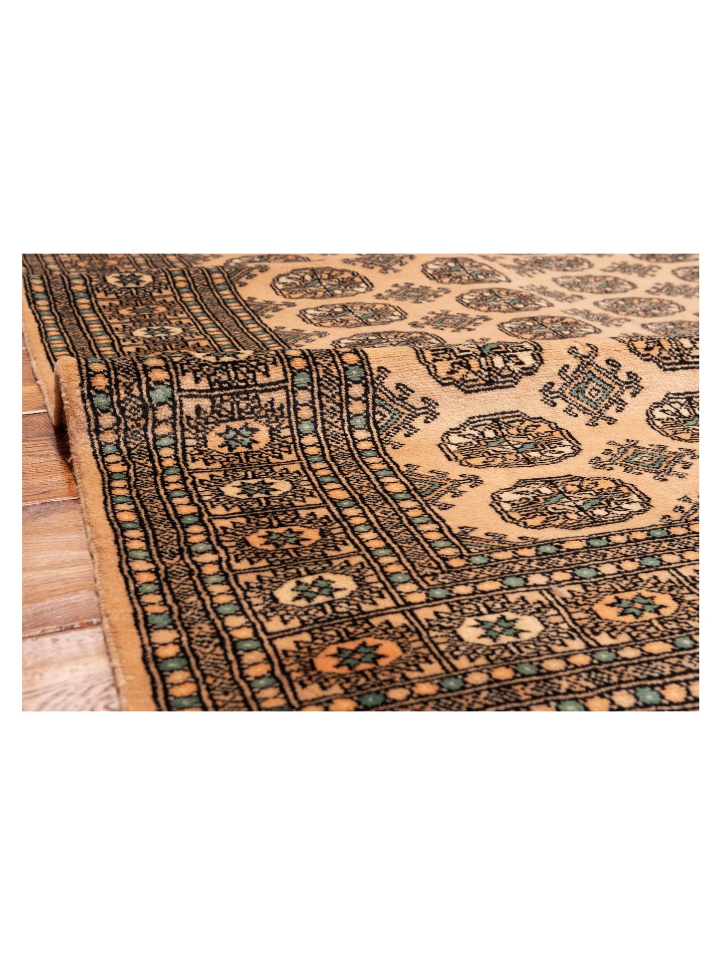 Bokhara 147907 Beige Beige 5.x8.3 Hand Knotted Rug