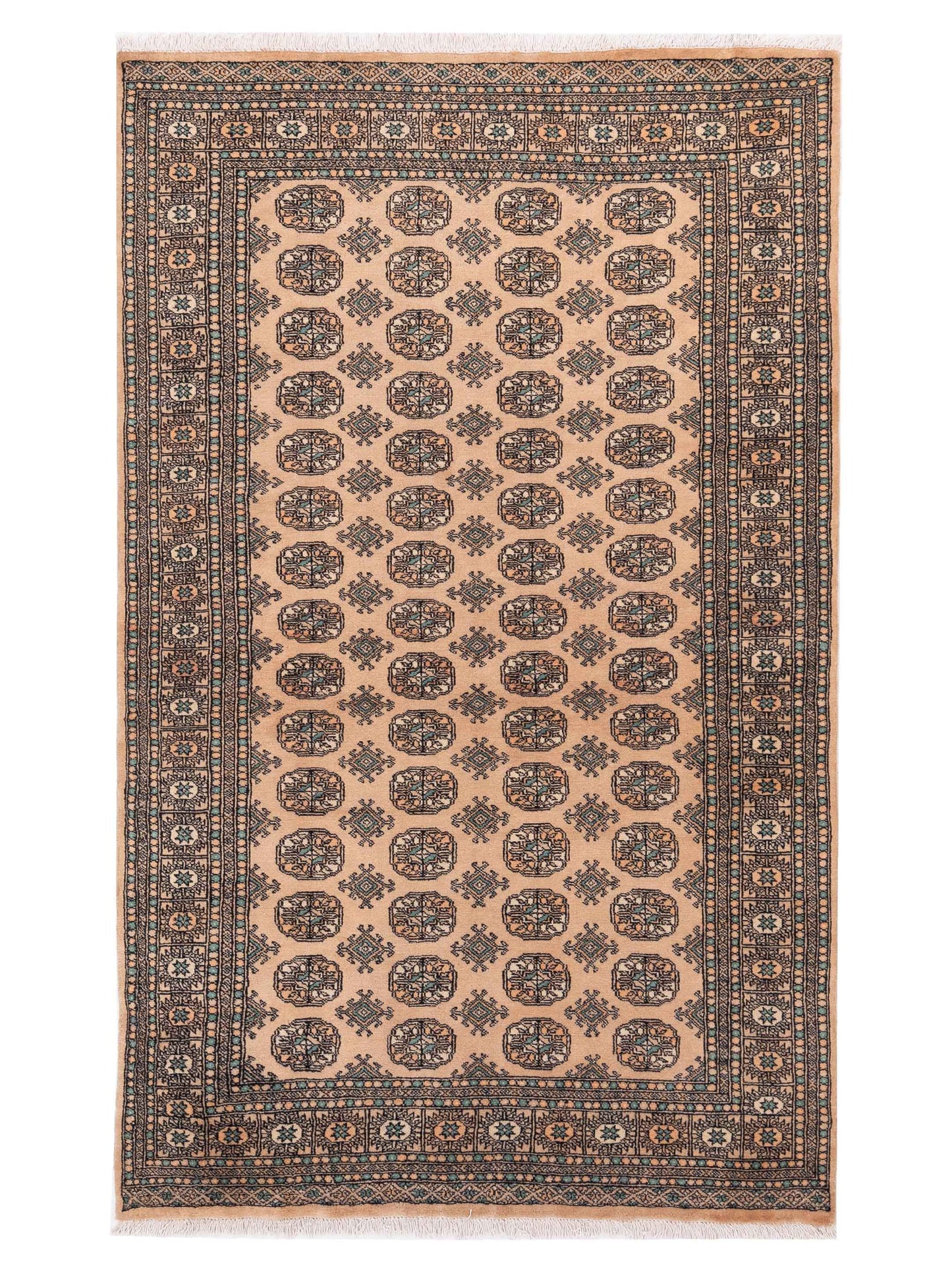 Nomad Bokhara Beige Beige Traditional
