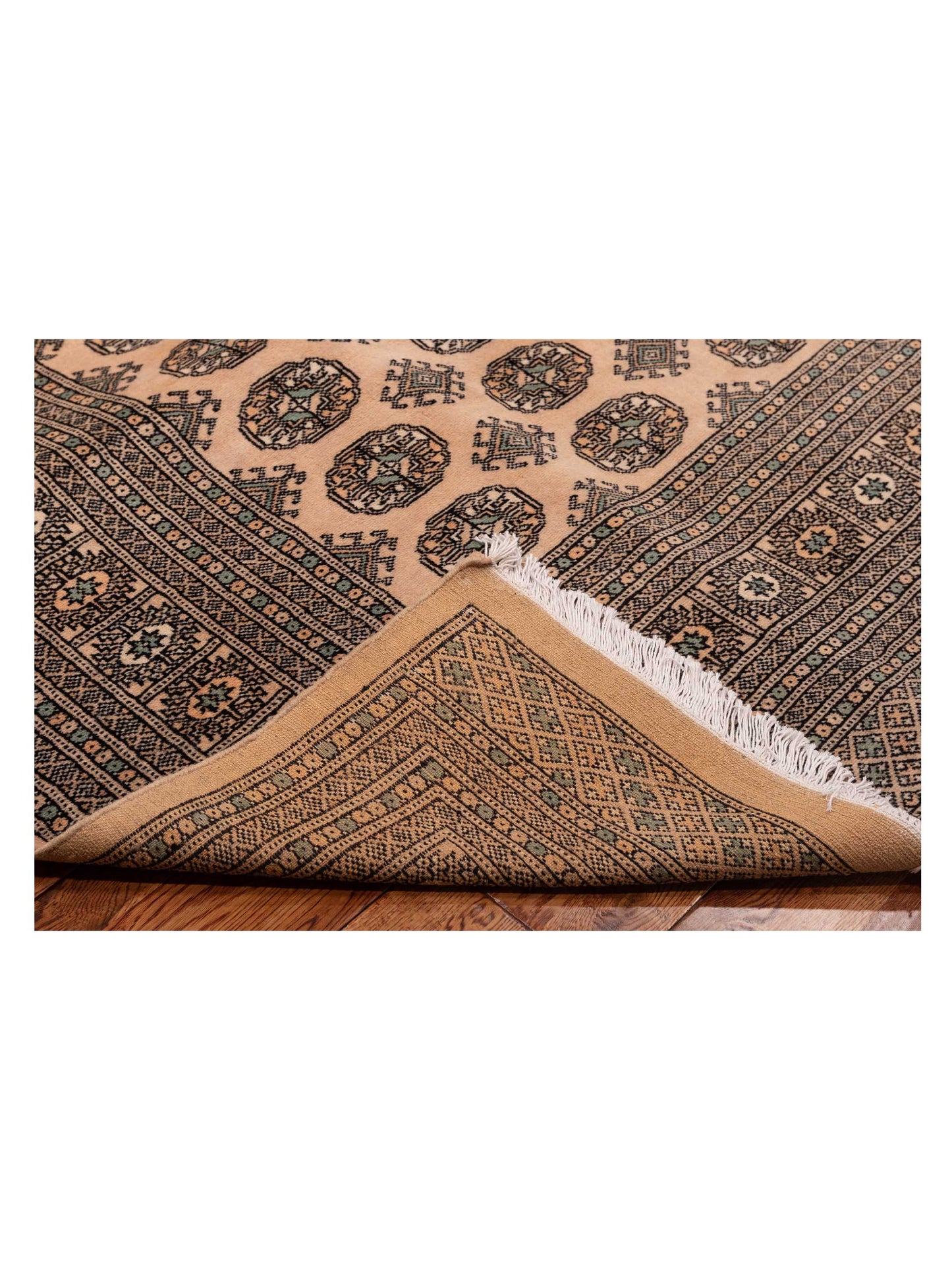 Bokhara 147944 Beige Gray 9.1x12.1 Hand Knotted Rug