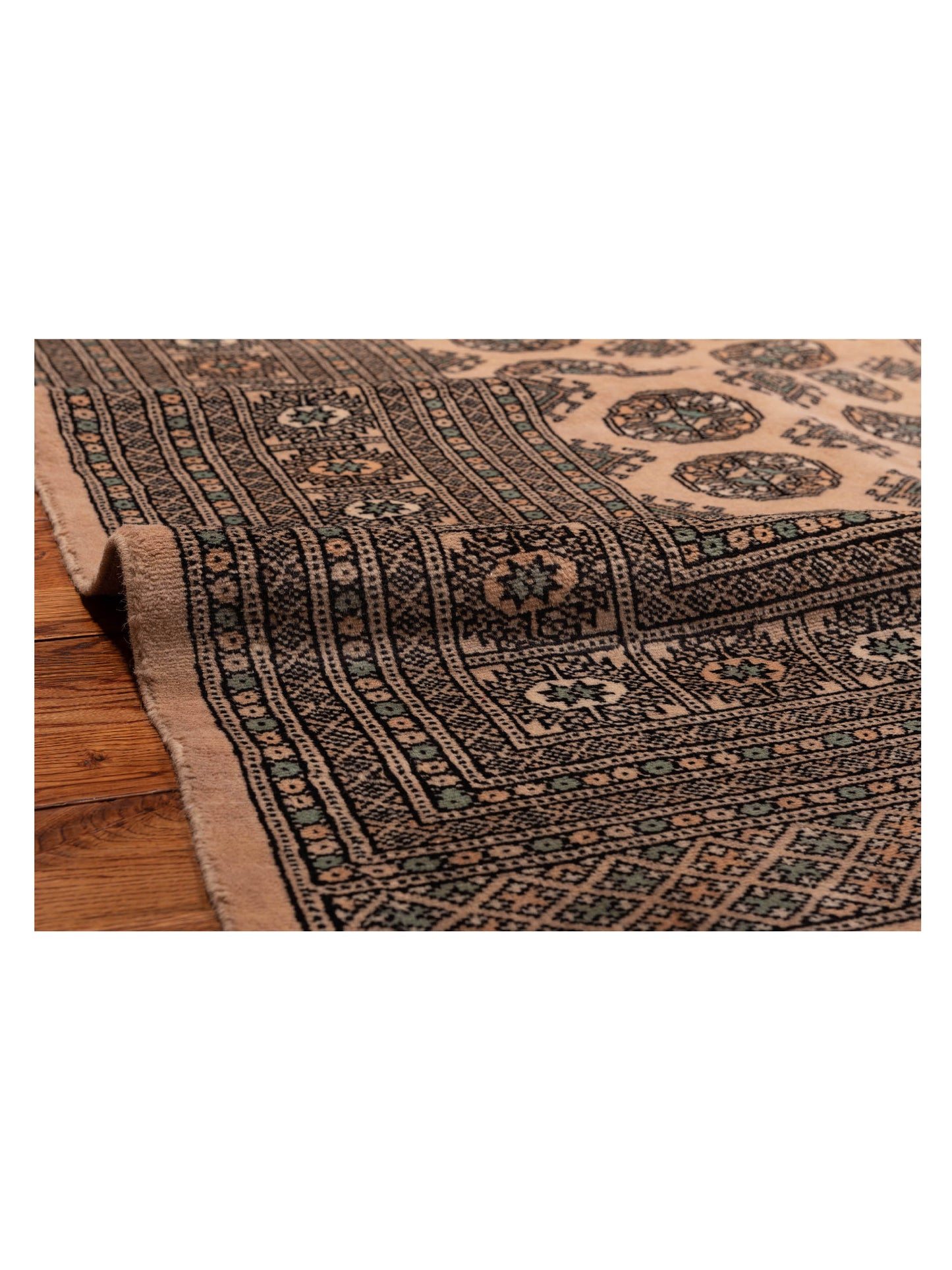 Bokhara 147944 Beige Gray 9.1x12.1 Hand Knotted Rug