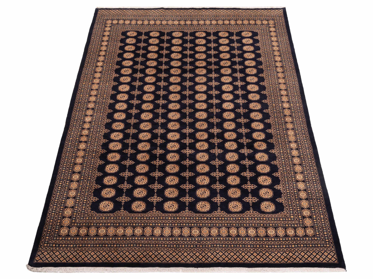 Bokhara 147948 Black 9.4x12.3 Hand Knotted Rug