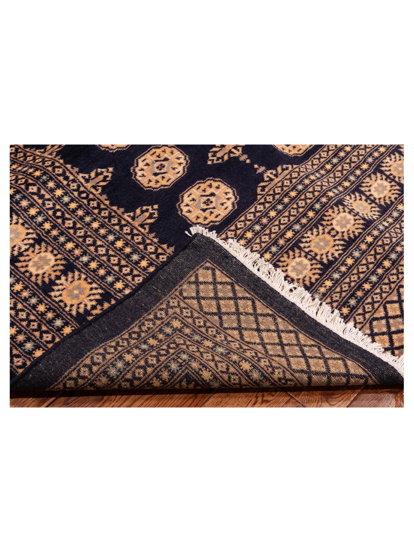 Bokhara 147948 Black 9.4x12.3 Hand Knotted Rug