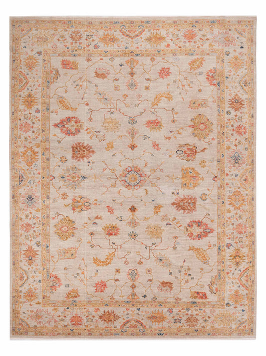 Anadol Angora Oushak  Ivory Ivory Traditional