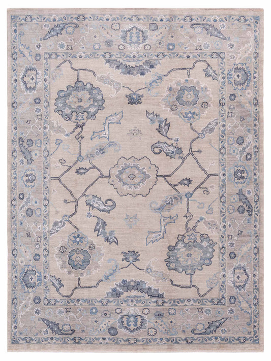 Anadol Angora Oushak  Ivory Gray Traditional